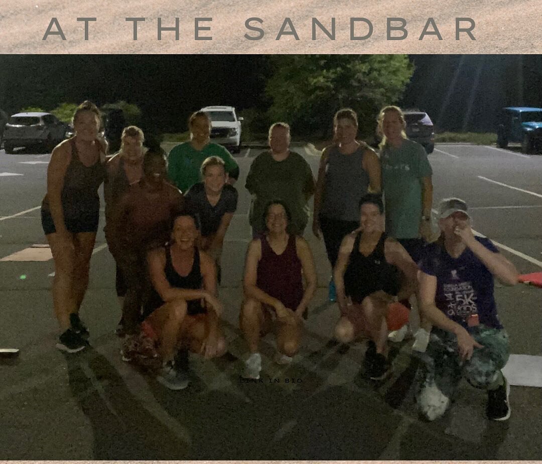 12 PAX including two FNGs at the Sandbar this morning for a 5-4-3-2-1 workout!  Welcome Hook 🪝 and Honey 🍯! This workout is a favorite because you can do it anywhere and without any equipment.  We got in 3 rounds. 💪