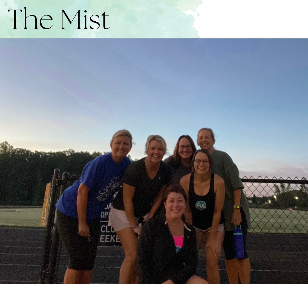 We had 6 at The Mist this morning for a nice walk on an absolutely beautiful morning!