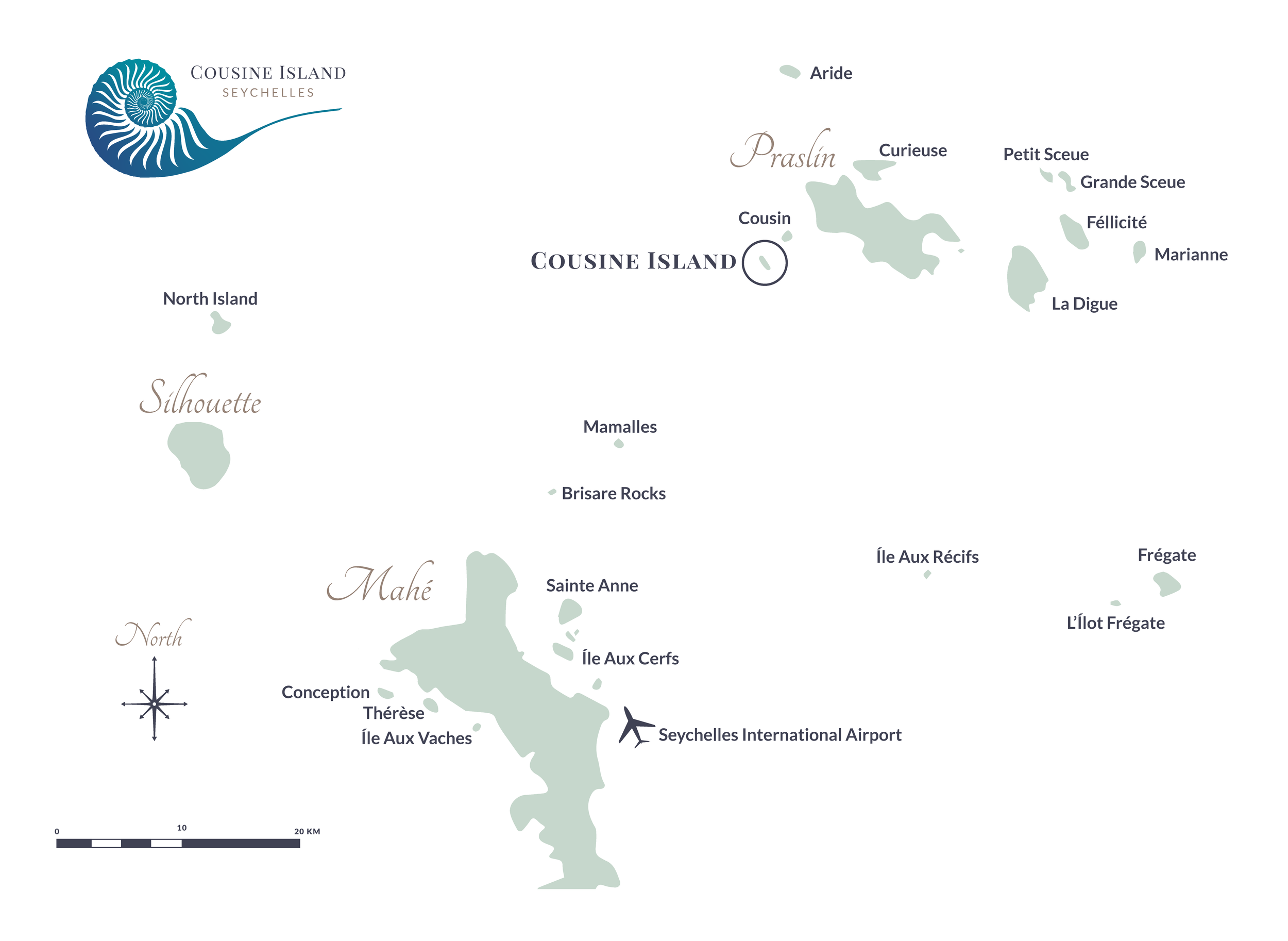 Cousine Island Map_Seychelles Map plain_Seychelles Map.png
