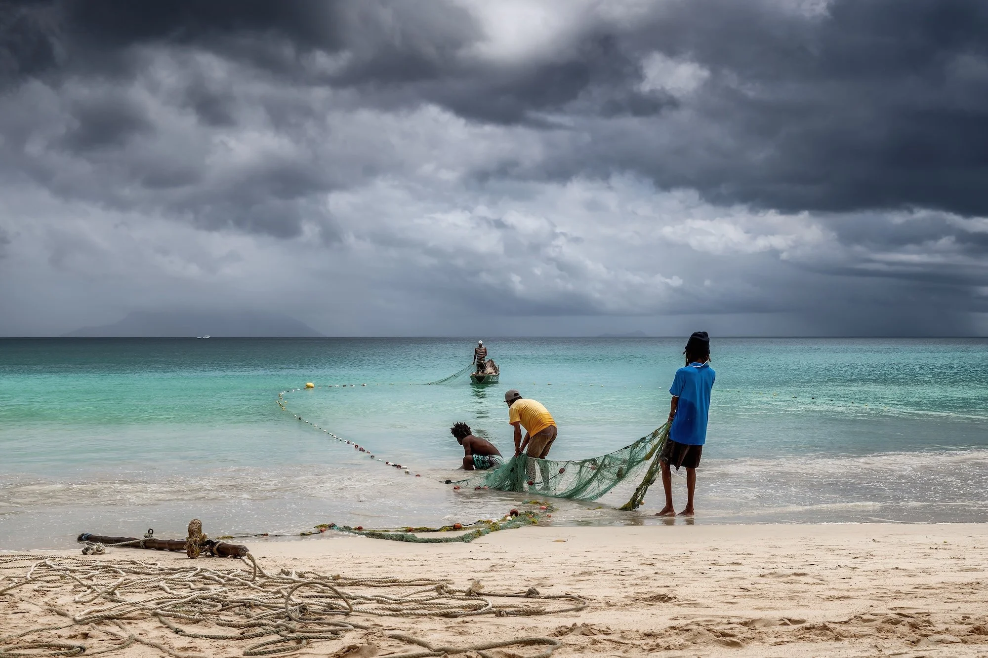 Pêche traditionnelle aux Seychelles