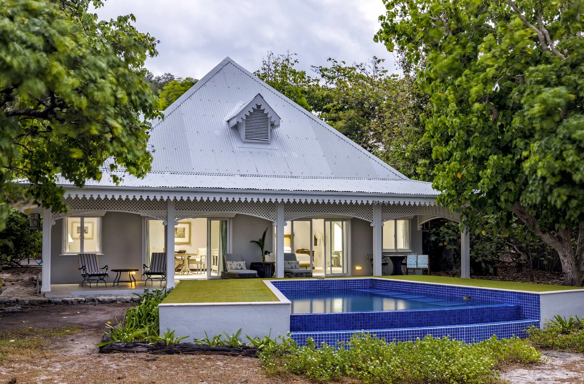 The Luxury Villas on Cousine island is ideal for romantic island holidays with high privacy levels