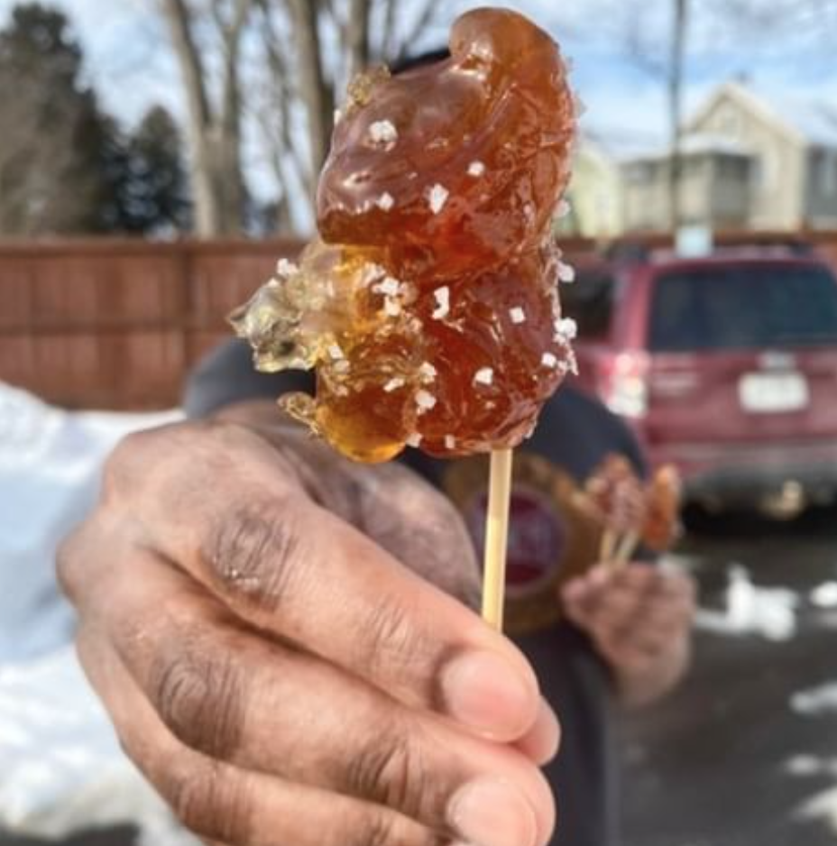 Maple taffy