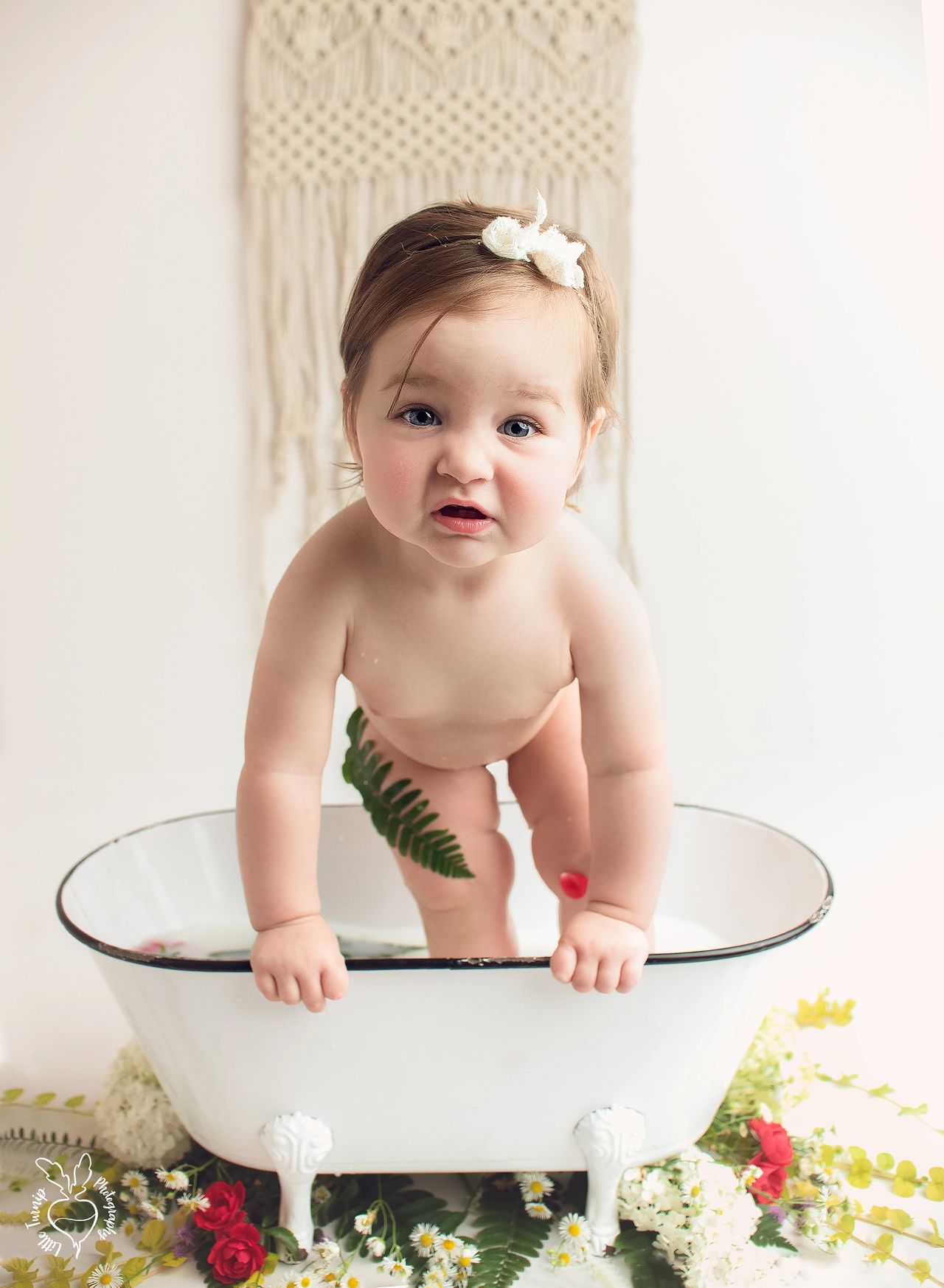  Bel Air MD baby milk bath photography
