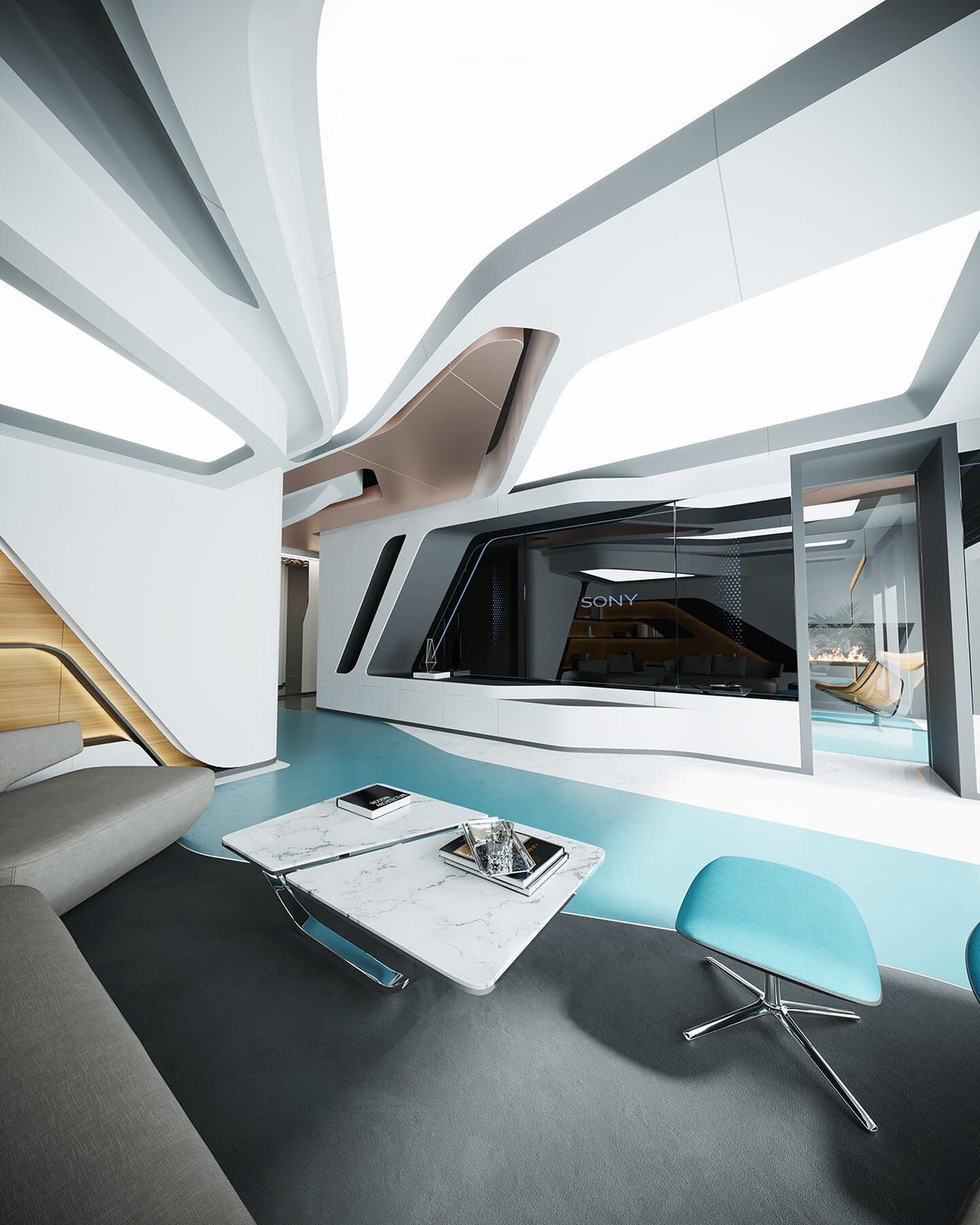 Step into the future with architect Andrey Chudinow's visionary home design. Embrace circuit board-inspired aesthetics, space-age TV walls, and bedrooms ready for intergalactic dreams. From aqua blue elegance to dramatic dark themes, each stop is a j