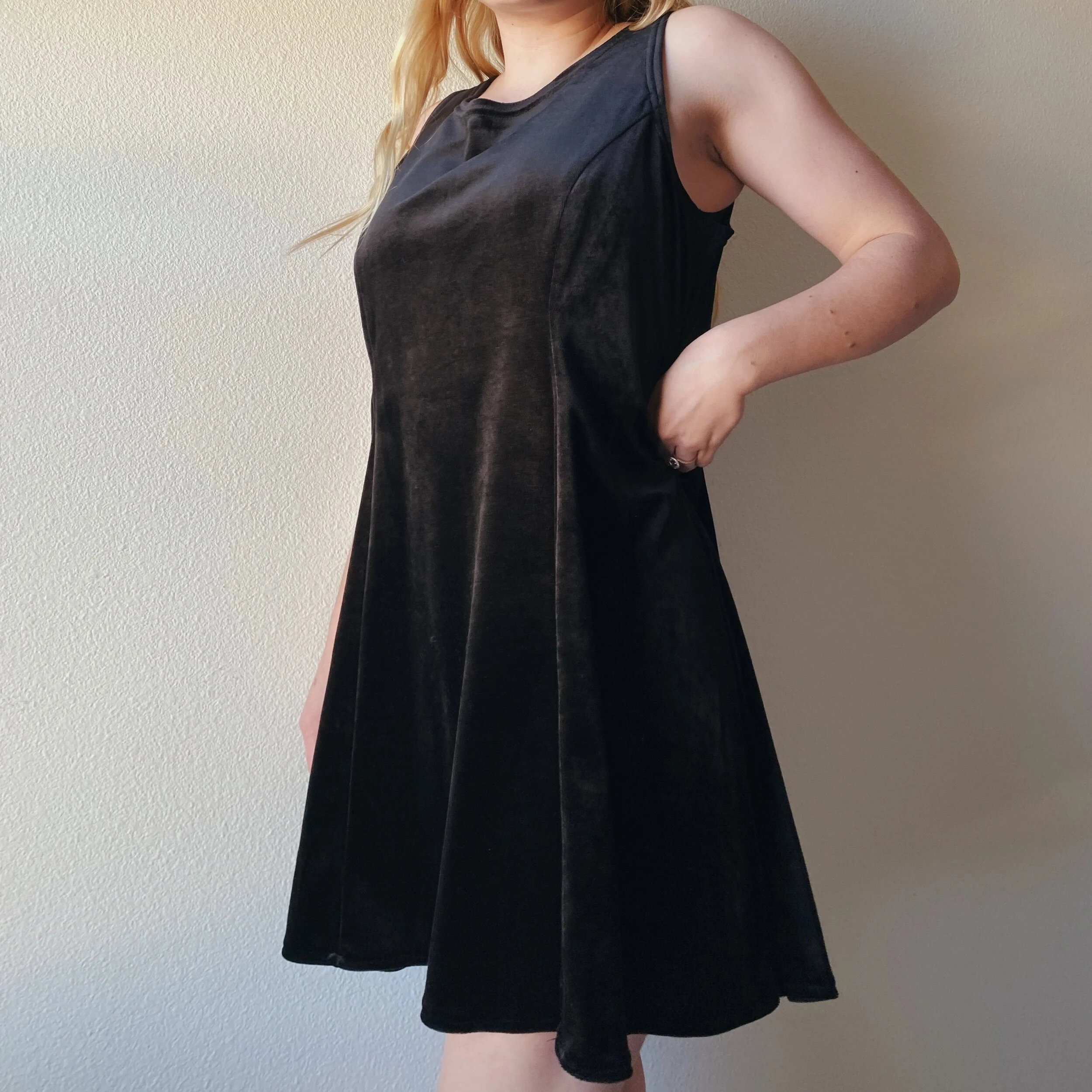 a line tank dress The Rib-Knit A-Line Tank Dress