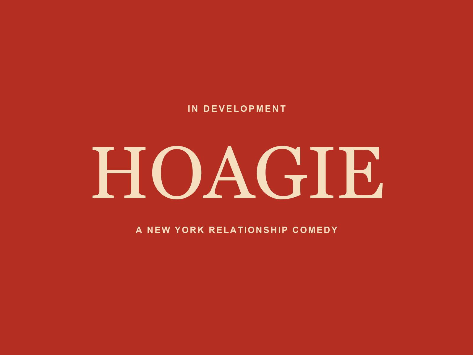 Hoagie project title card