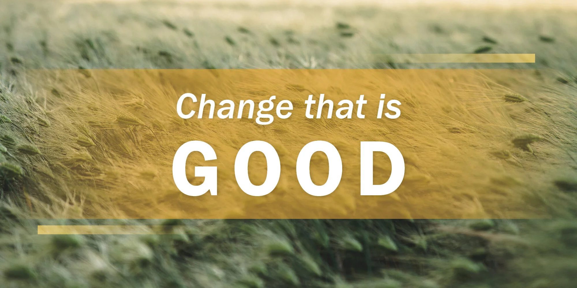 Change That's Good