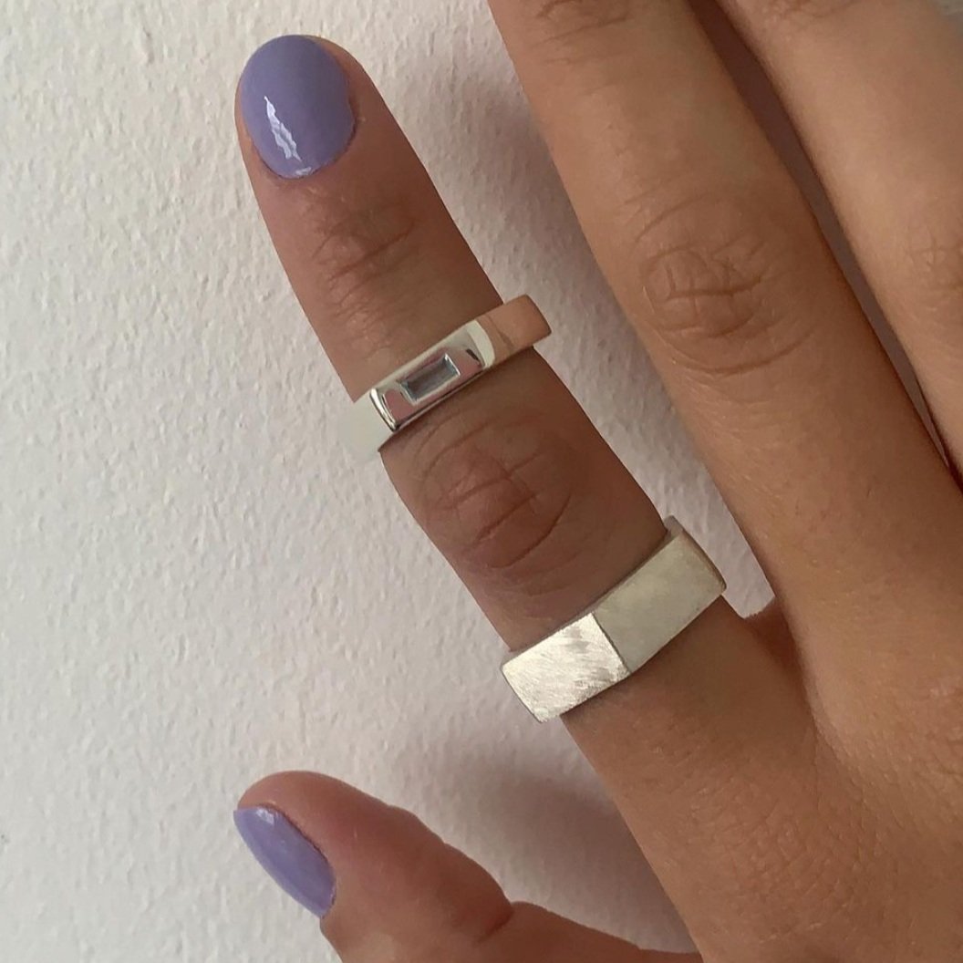maalo-jewellery-bespoke-Hexagon-geometric_ring-aquamarine-silver