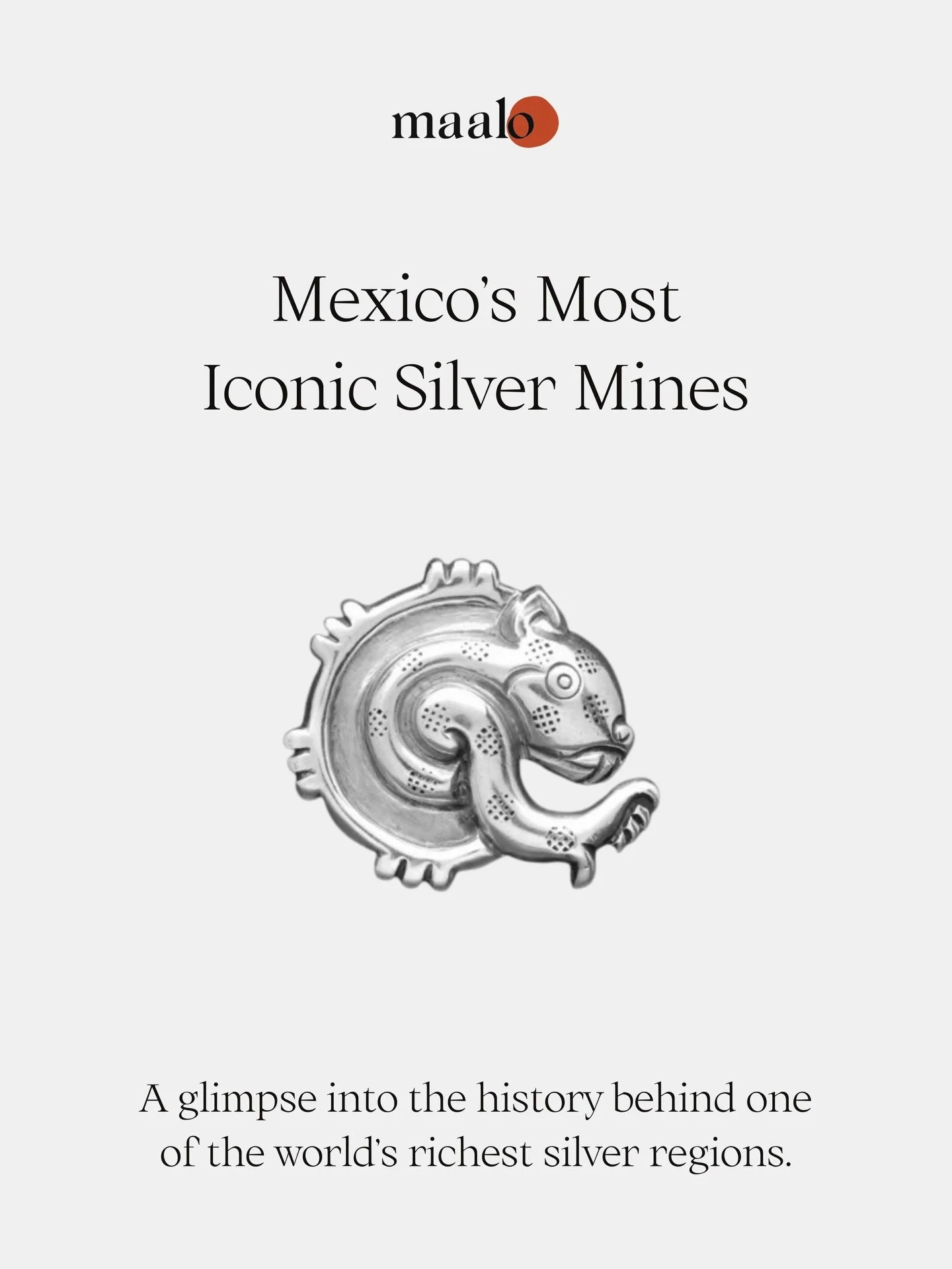 Mexico holds some of the world&rsquo;s most iconic silver mines. Making them a legacy beauty, and craftsmanship. At Maalo, we honour their history by choosing recycled silver to create made to last pieces while caring for our planet 🤍✨