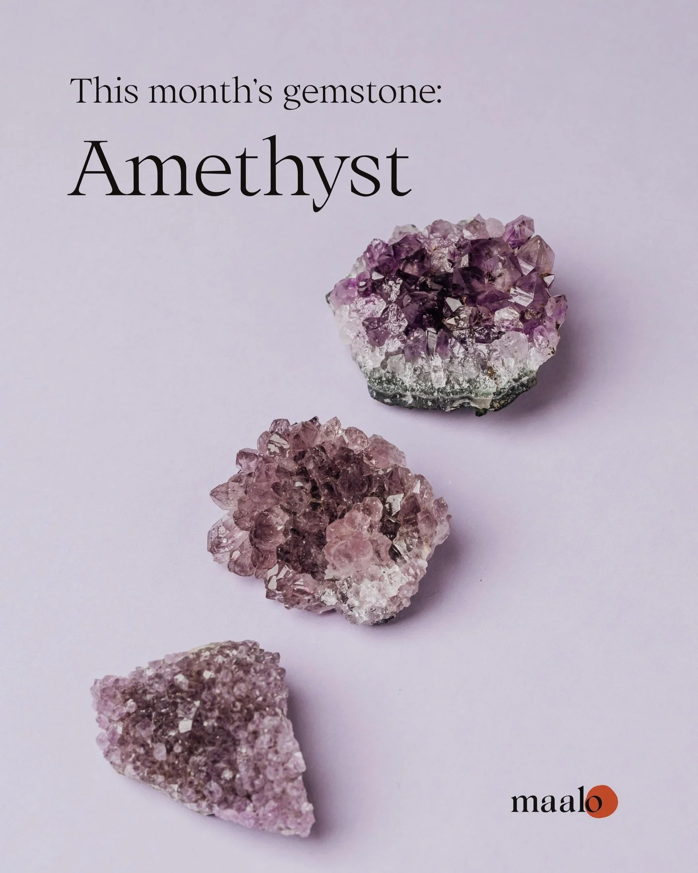 It&rsquo;s time to introduce the gemstone that belongs to all February babies: amethyst.

If you&rsquo;re a baby, drop a 💜 in the comments.