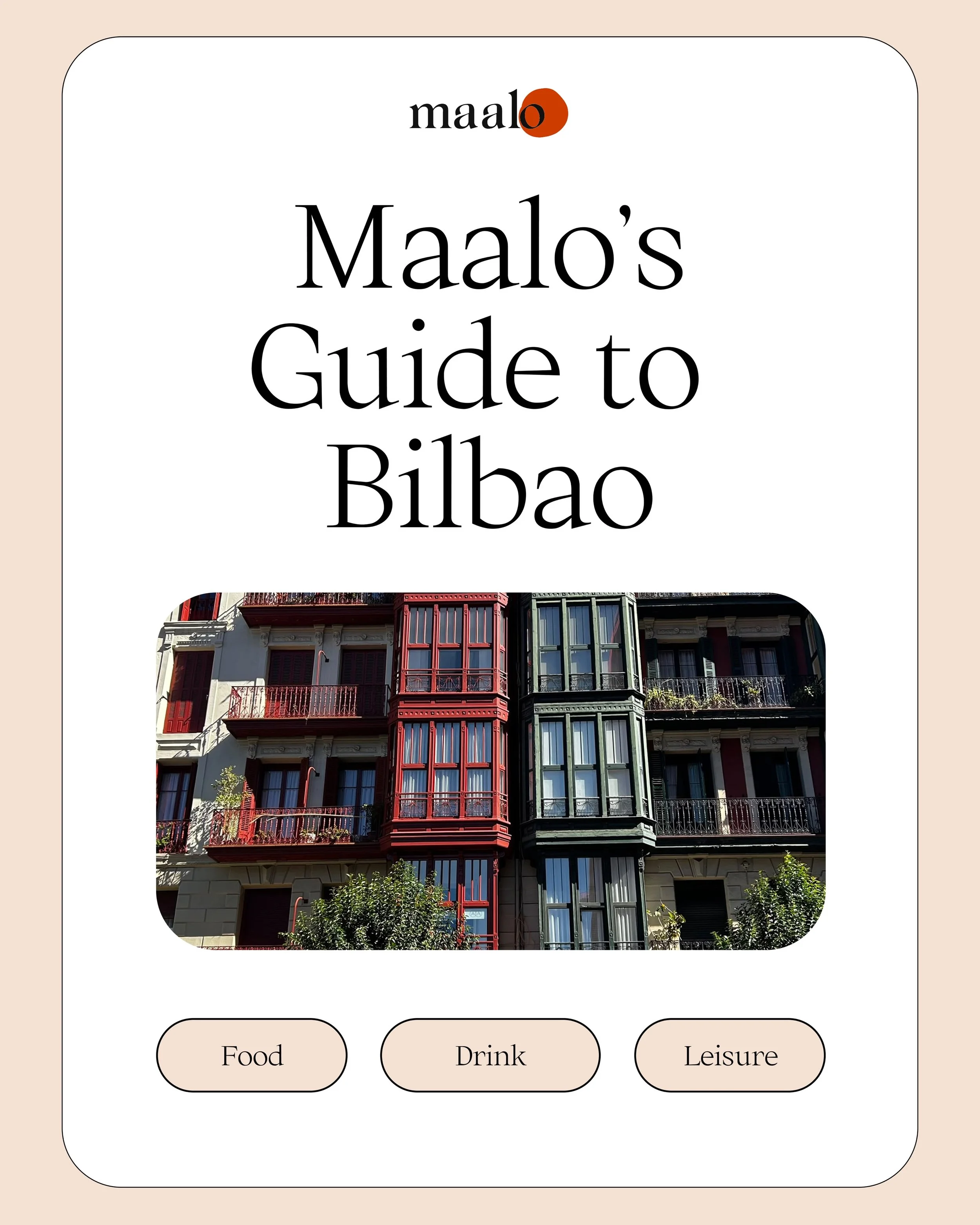 From art at the Guggenheim to vermouth stops, these are a few of our favourite spots to soak up the city in 48hrs. 🗺️❤️

Save this little guide for your next Bilbao trip!