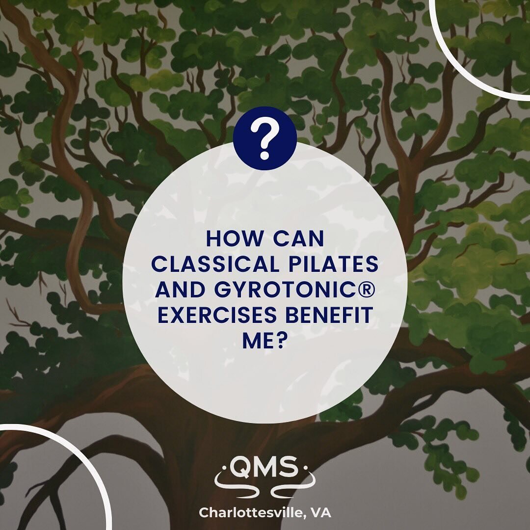 Come try Classical Pilates and GYROTONIC&reg; exercise at Quantum Movement Studio!

#charlottesville #classicalpilates #wellness