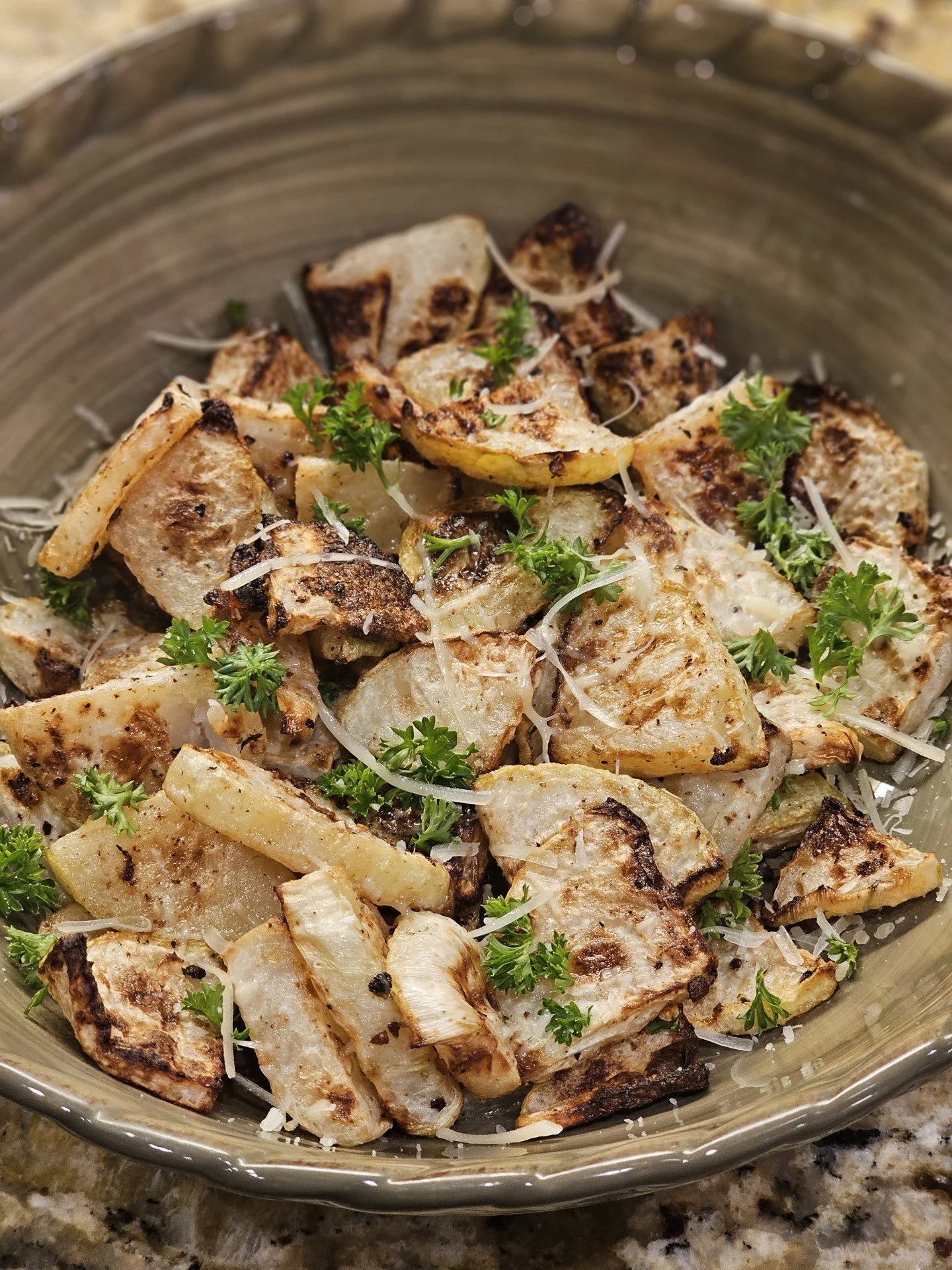 Roasted Kohlrabi with Parmesan — BigDaddy's Farm