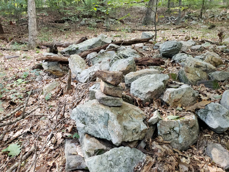 The disappearing cairn