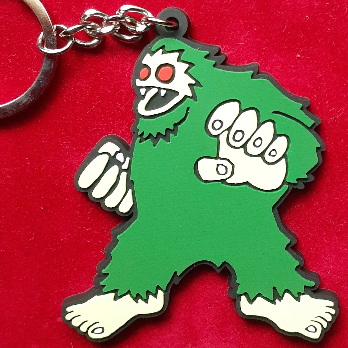 Limited edition GREEN BIGFOOT keychains available now!