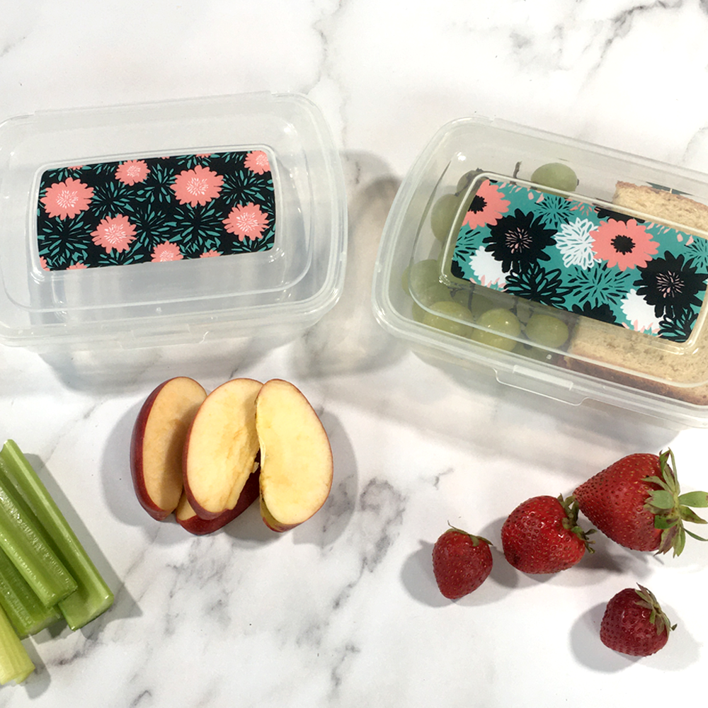 Navy &amp; Pink Flowers Sandwich - 2 Pack