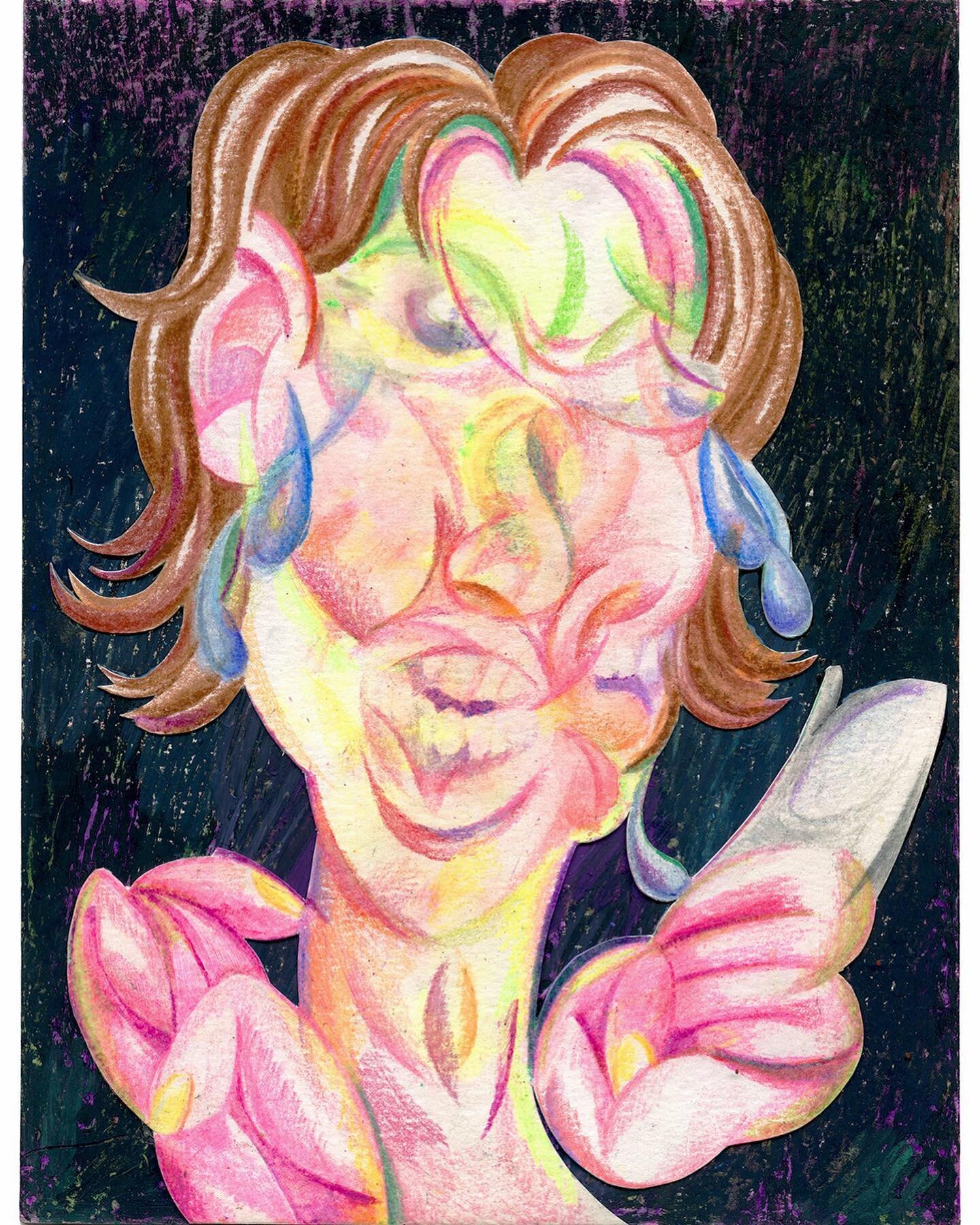 🌚 Afraid of the Dark 👀
Crayon, Make-up, Oil Pastel
9x12&rdquo; (2019)
~HaPPy HalLoWEEn