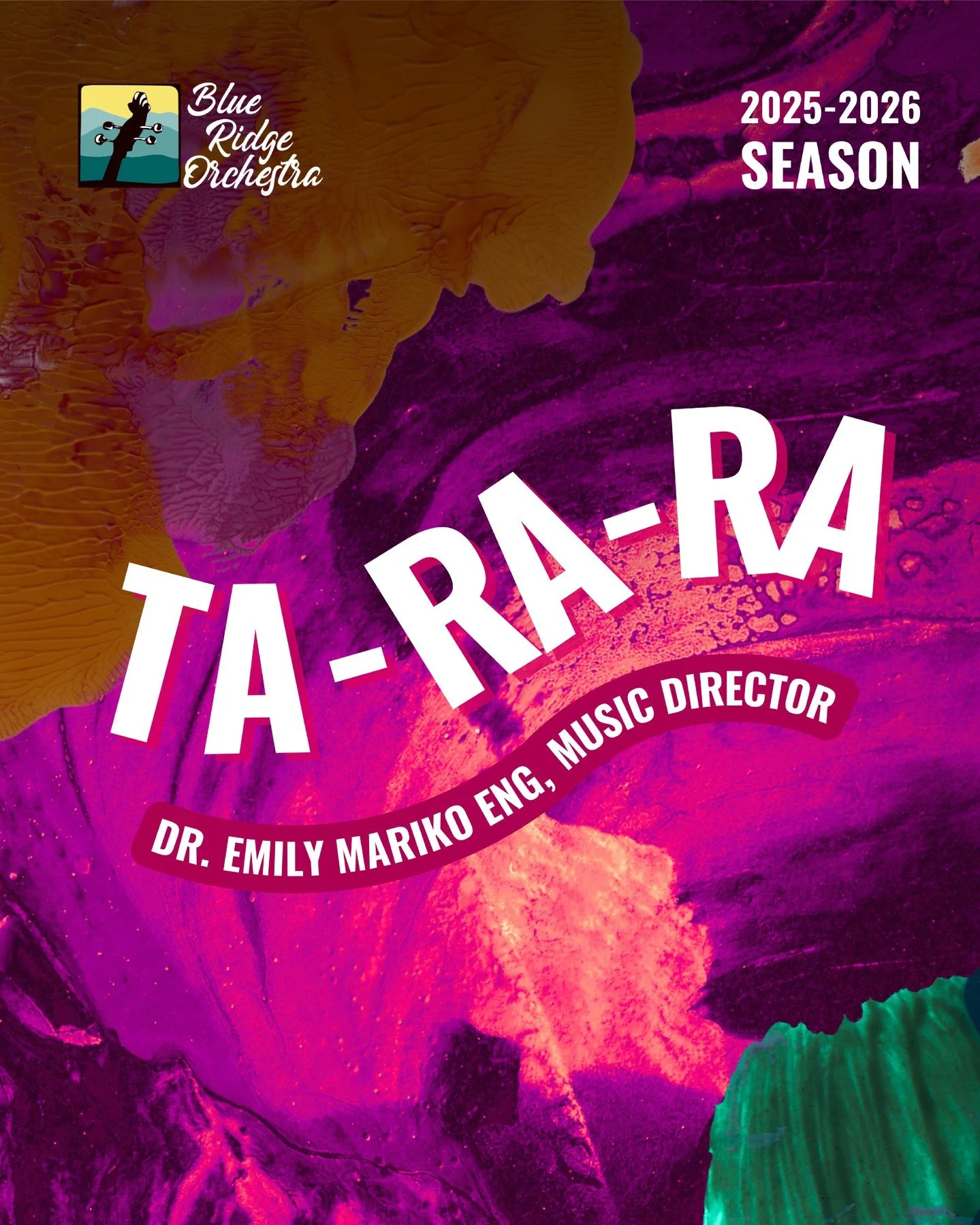 Will we see you for TA-RA-RA this weekend? 

Ta-Ra-Ra
Dr. Emily Mariko Eng, Music Director

🌺 February 28, 3pm - First United Methodist Church of Waynesville
🌺 March 1, 3pm - First Baptist Church of Weaverville

This program celebrates the rich aco