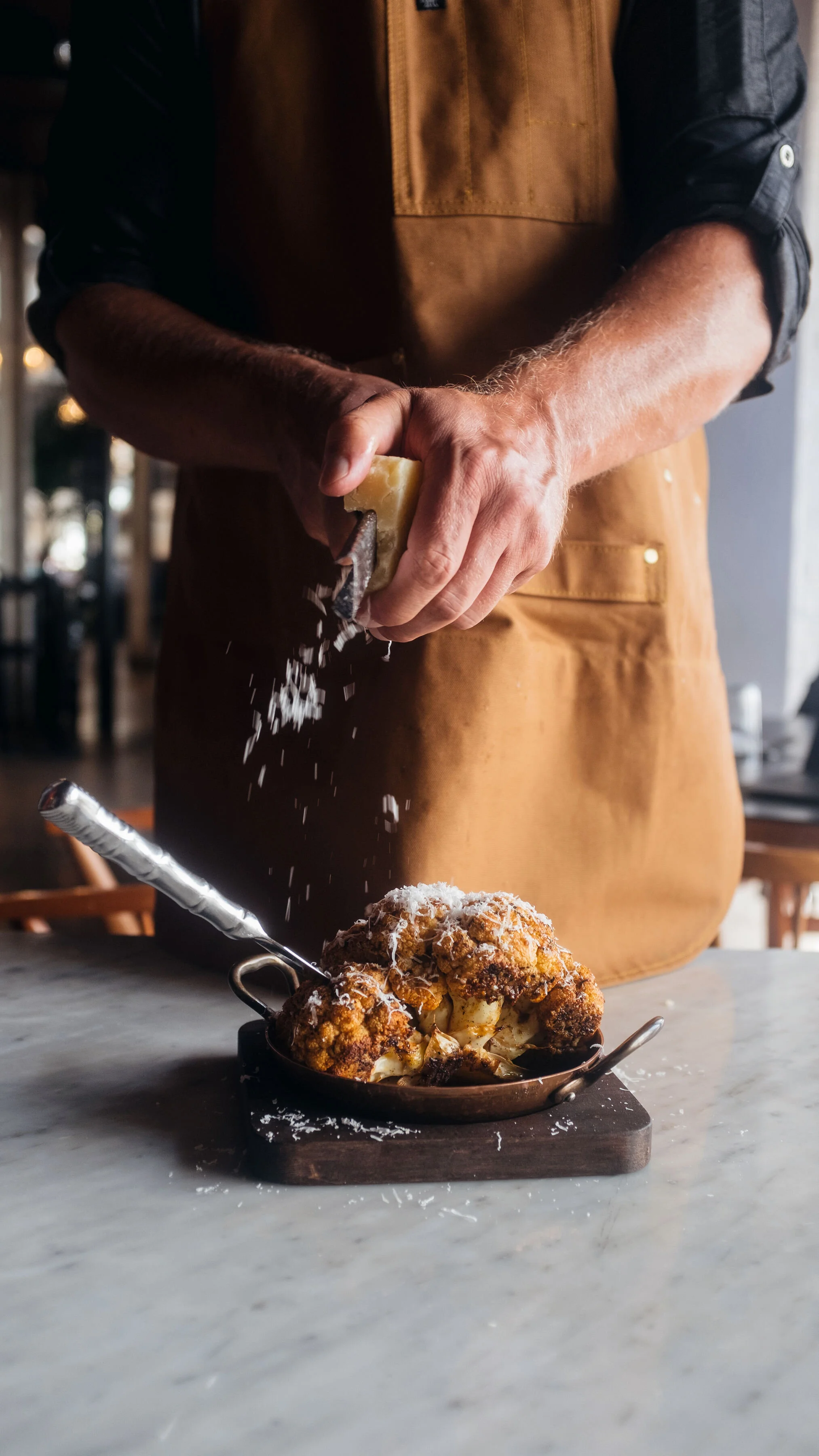 Roasted Cauliflower | Baldamar spice, freshly grated parmesan