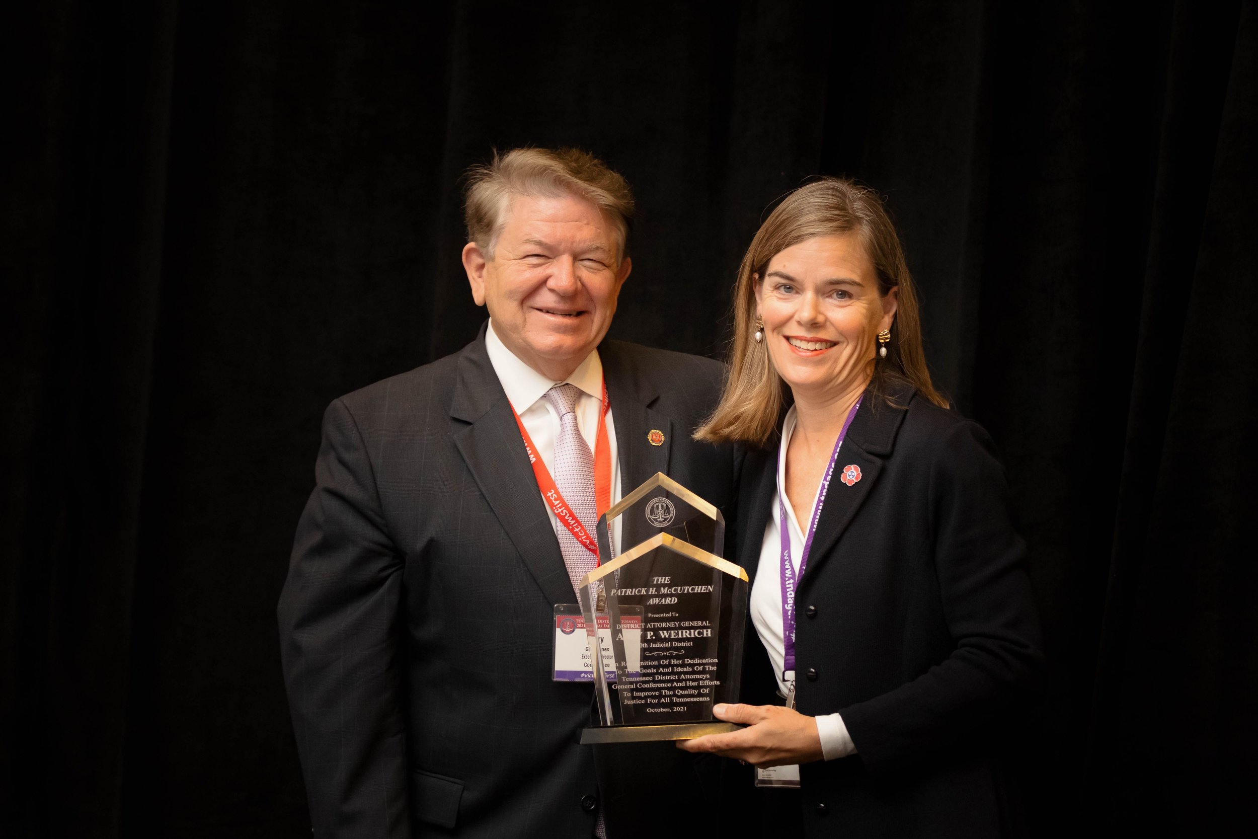 DA Weirich Receives Top Leadership Award