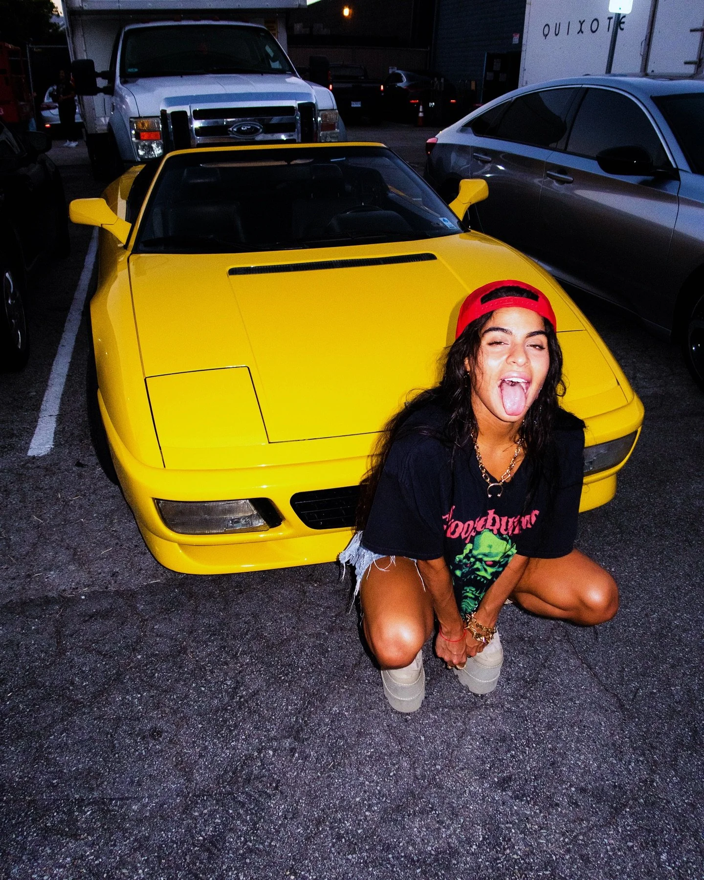 Some bts from a new @jessiereyez song / video ft Big Sean.