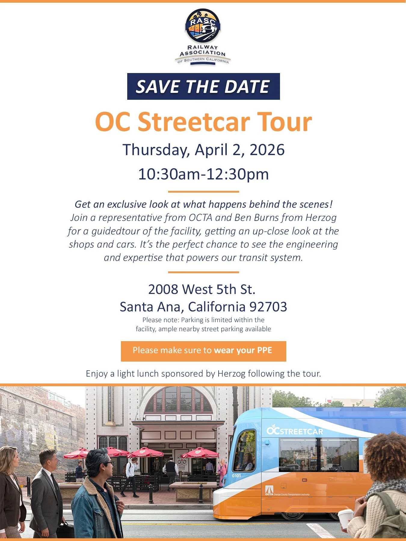 OC Streetcar Maintenance Facility Tour