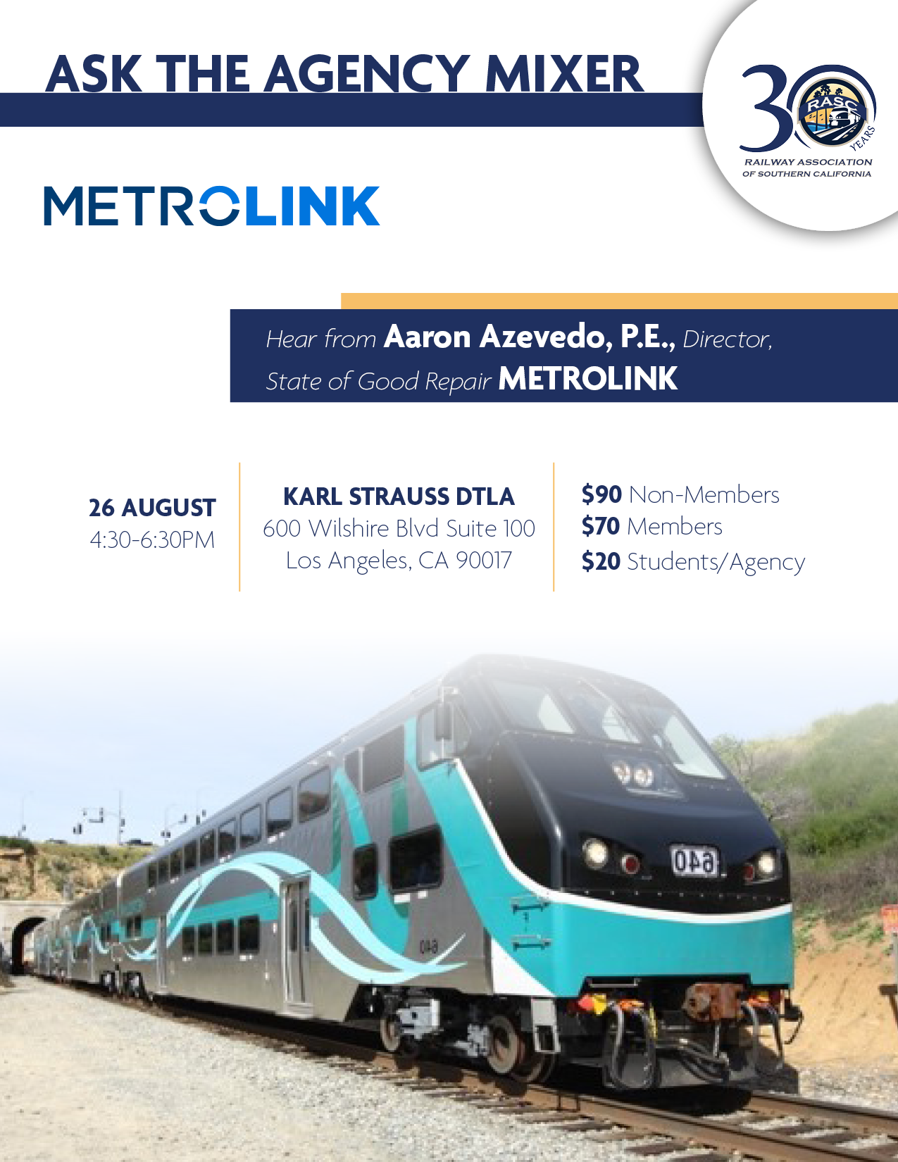 August Mixer: 