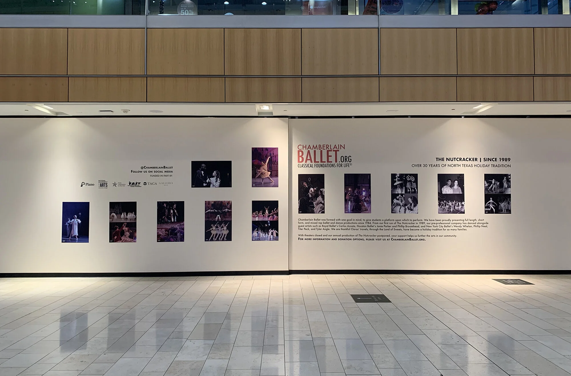 Overview - On The Wall, Outside the Apple store - Galleria Dallas