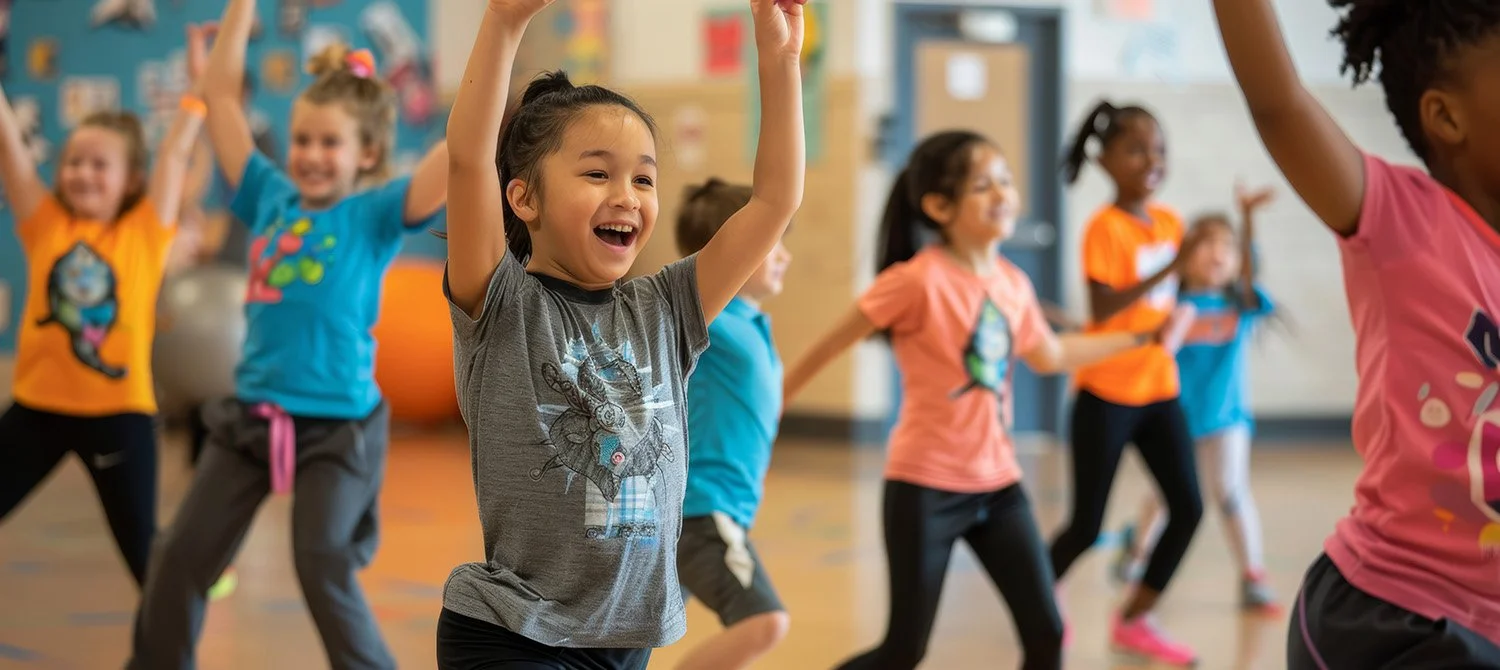a youth summer camp dance class.