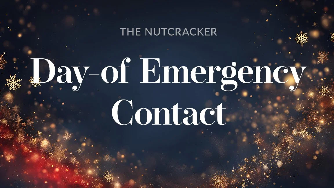  Emergency Contact 
 Use this number for urgent day-of rehearsal or performance needs. 
  Call Emergency Contact  
