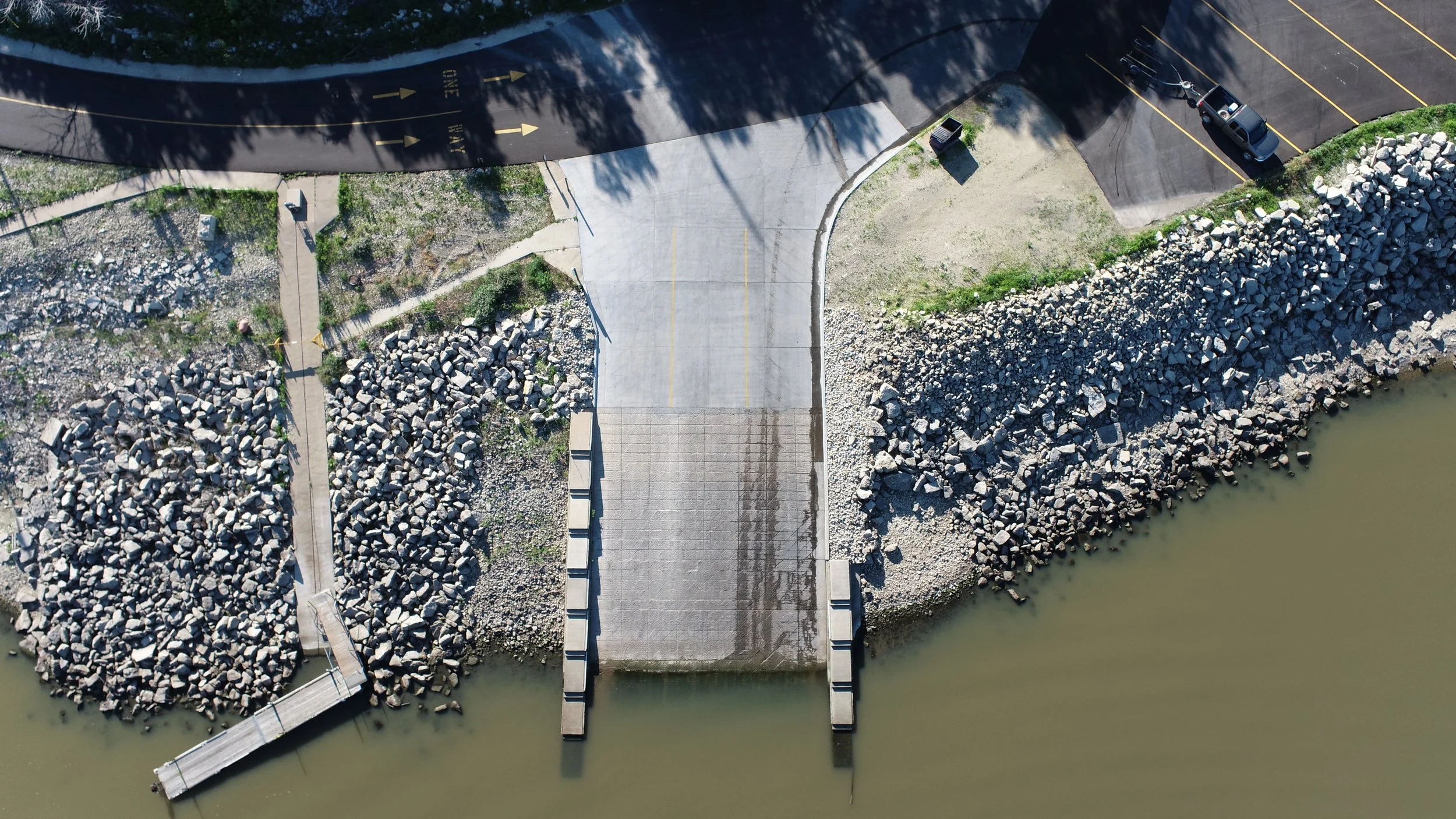 Concrete Boat Ramp & Asphalt Parking Lot Improvements — Schwab Eaton