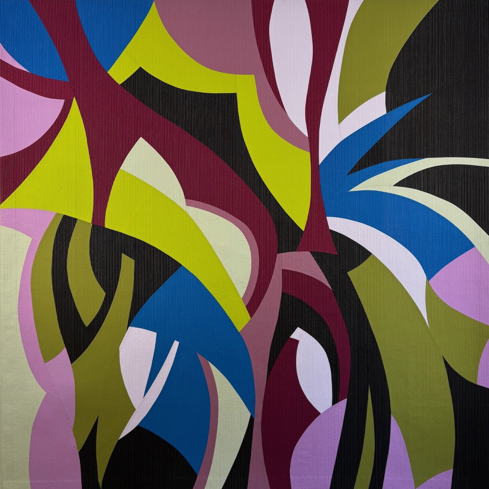 Friction #3/Rebellion, 65" x 65", 2026