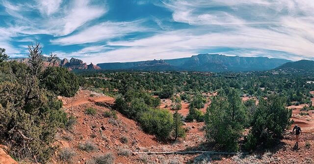 On site for the Sedona Stumble course preview. You won&rsquo;t want to miss these views. 😍 Link to registration in bio.