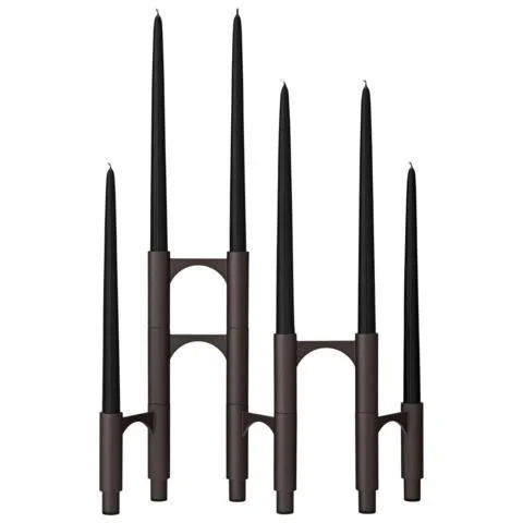 Compono Candle Holder - BROWN.Jpg