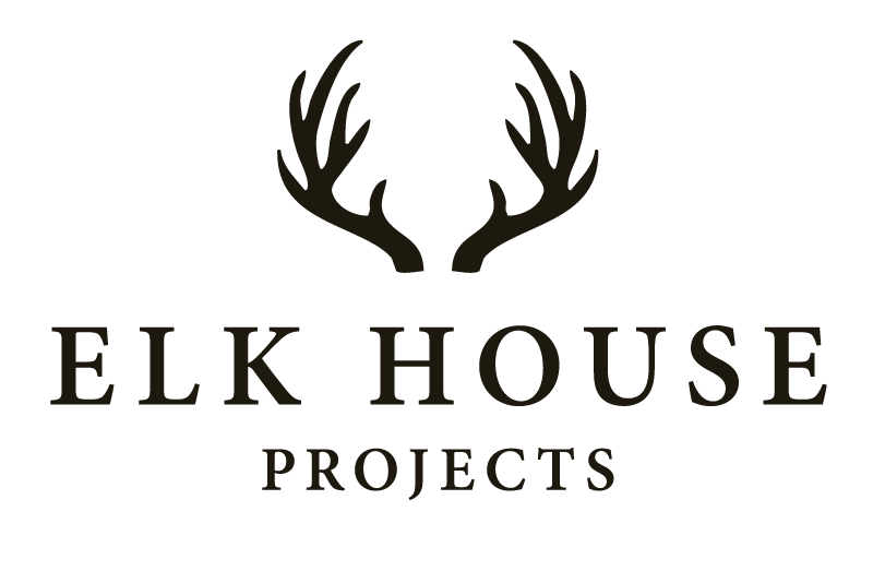 Logo of Elk House Projects with an illustration of antlers above the text.
