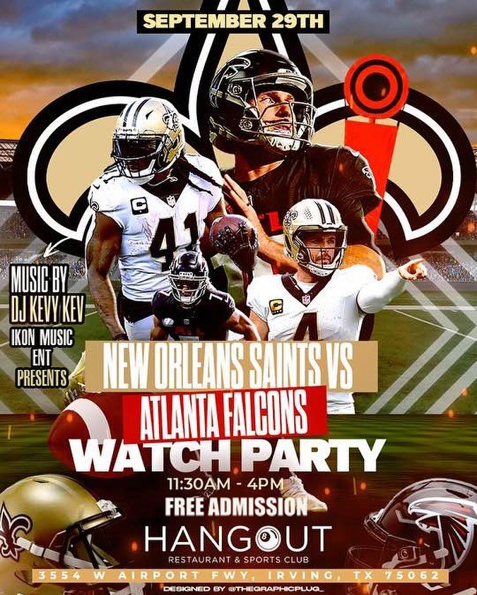 Come join us at the Hangout Sports Bar 3554 W Airport Fwy to cheer on your favorite team with fellow football fans. Get ready for an exciting game day experience surrounded by good company, great food, and plenty of big screens to catch all the actio