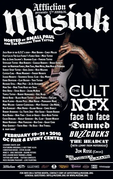 3rd Annual Musink Tattoo Convention and Music Festival