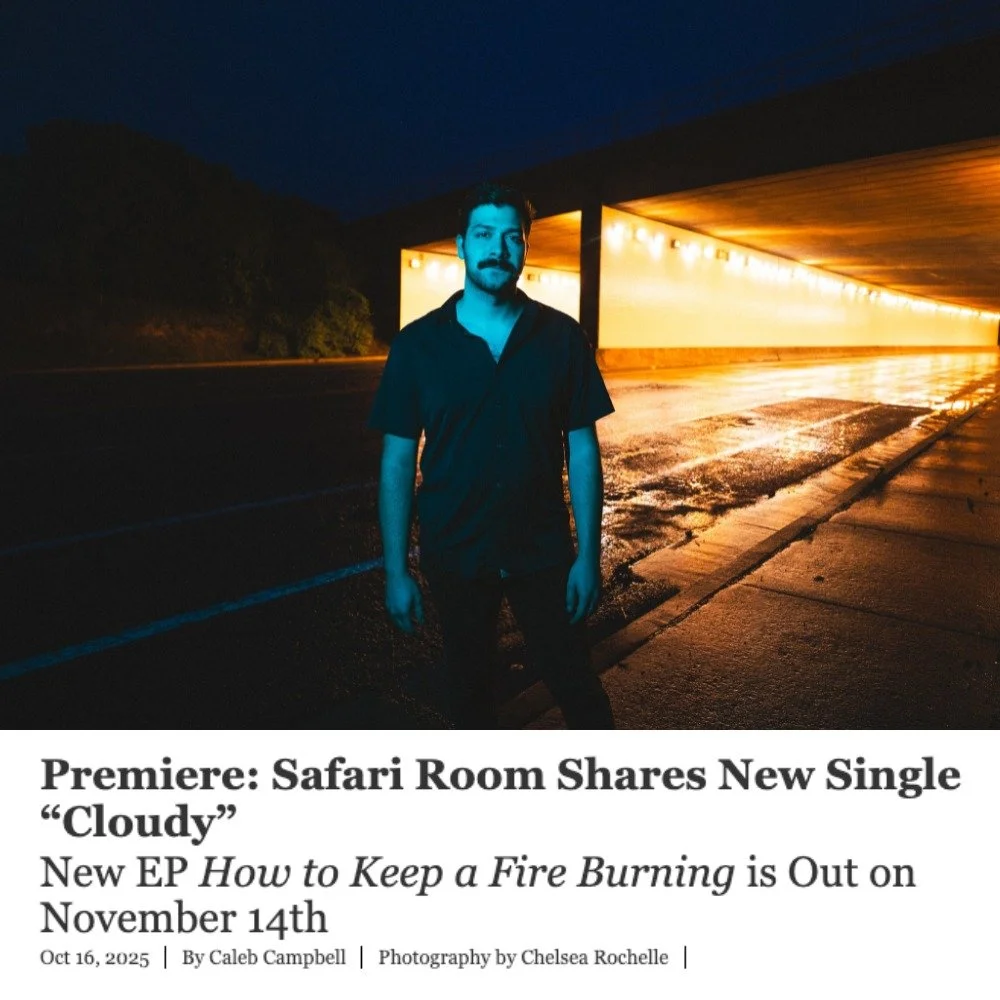 "Cloudy" is premiering NOW on @undertheradarmag! A truly wonderful write-up by Caleb Campbell, sharing insight on the new single and the shape of things to come (new EP out in November). Get an earful today, and spin it on streaming tomorro