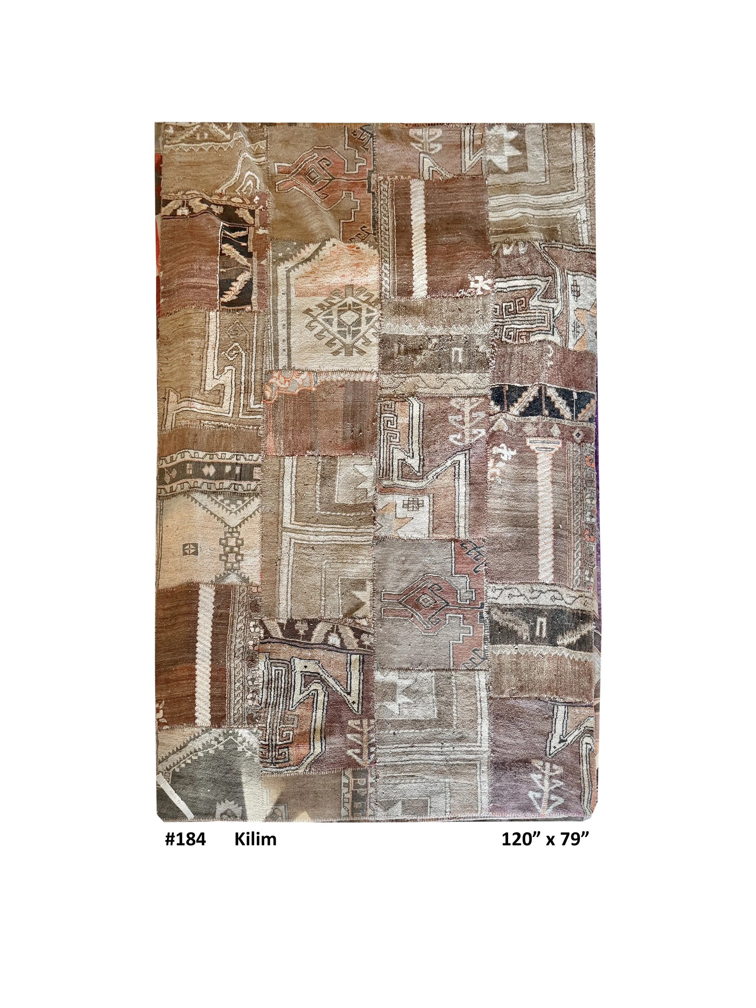 #184 Kilim - 120" x 79"