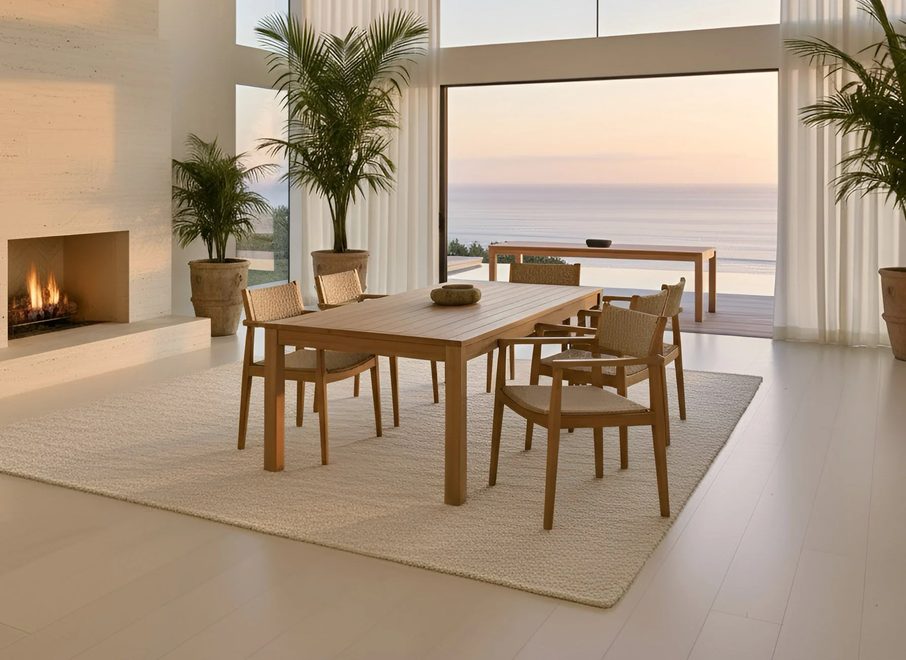 Bima Teak Dining Table Outdoor