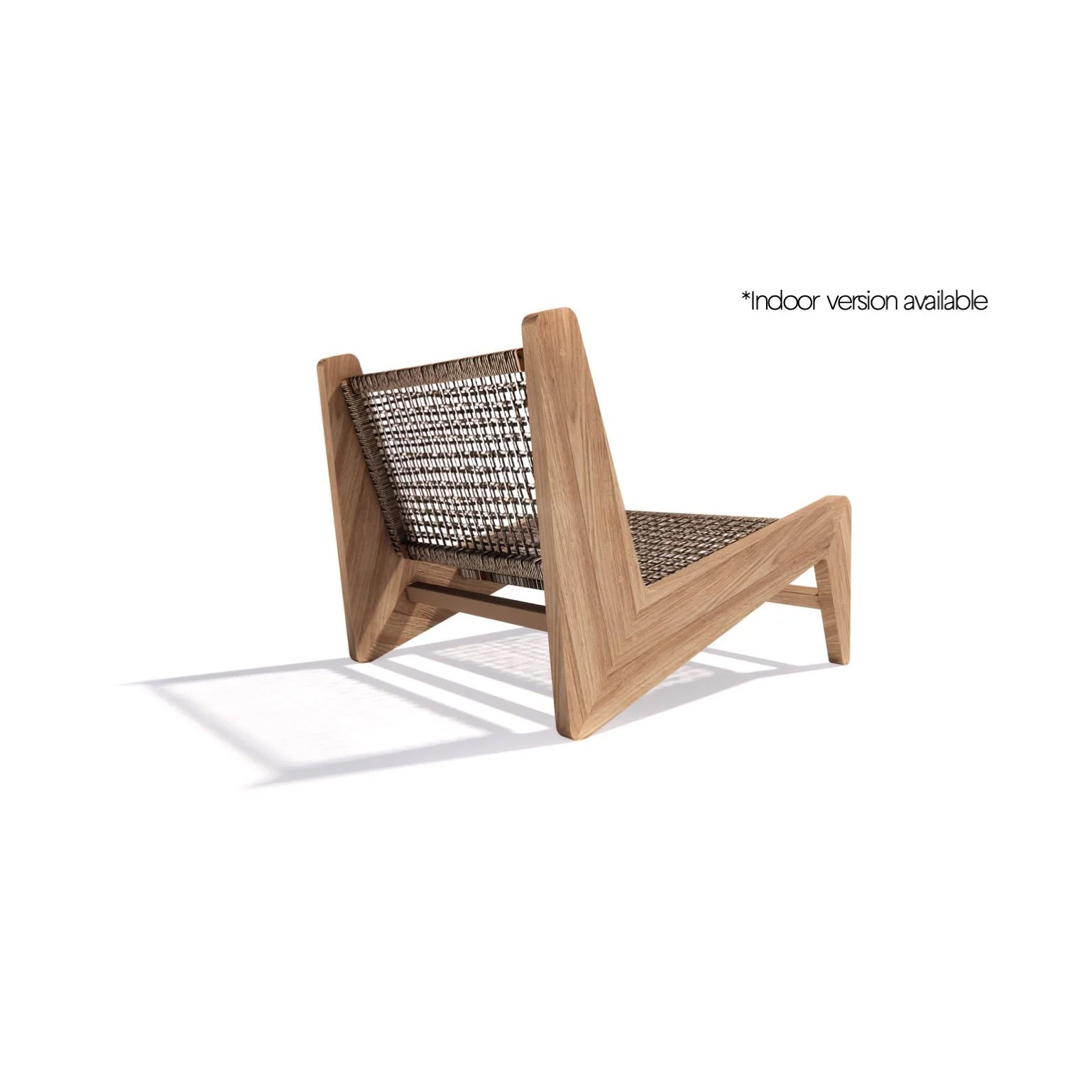 ANGLE  TEAK LOUNGE  CHAIR