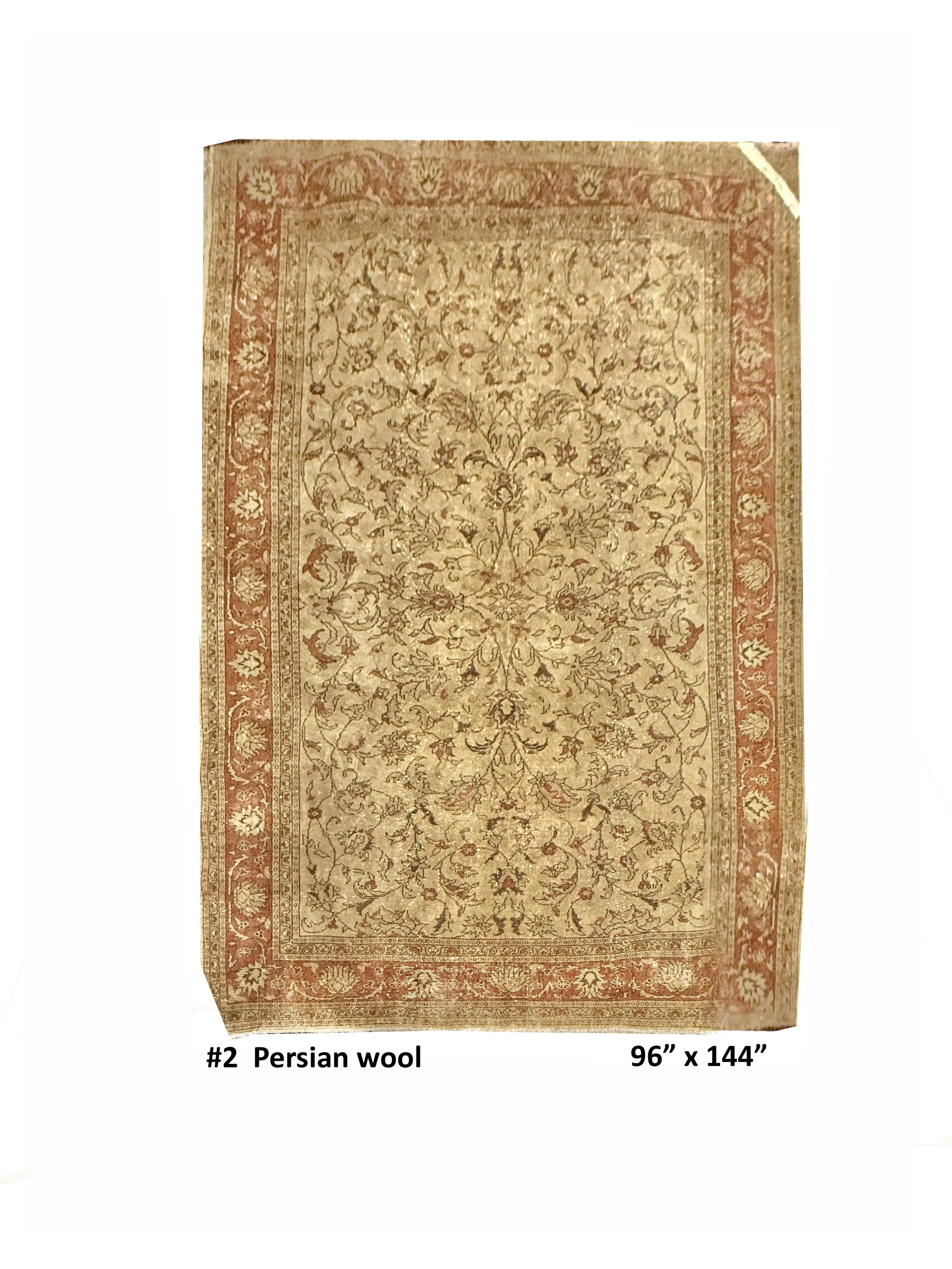 #2 Afghan wool   96" x 144"