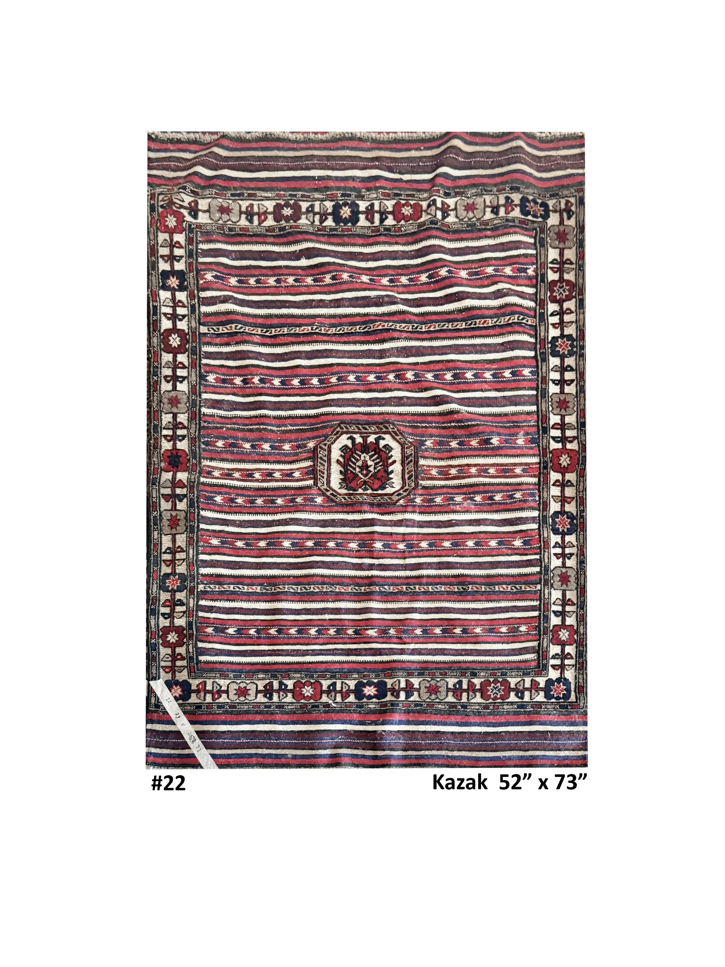 #22 Kazak 52" x 73"
