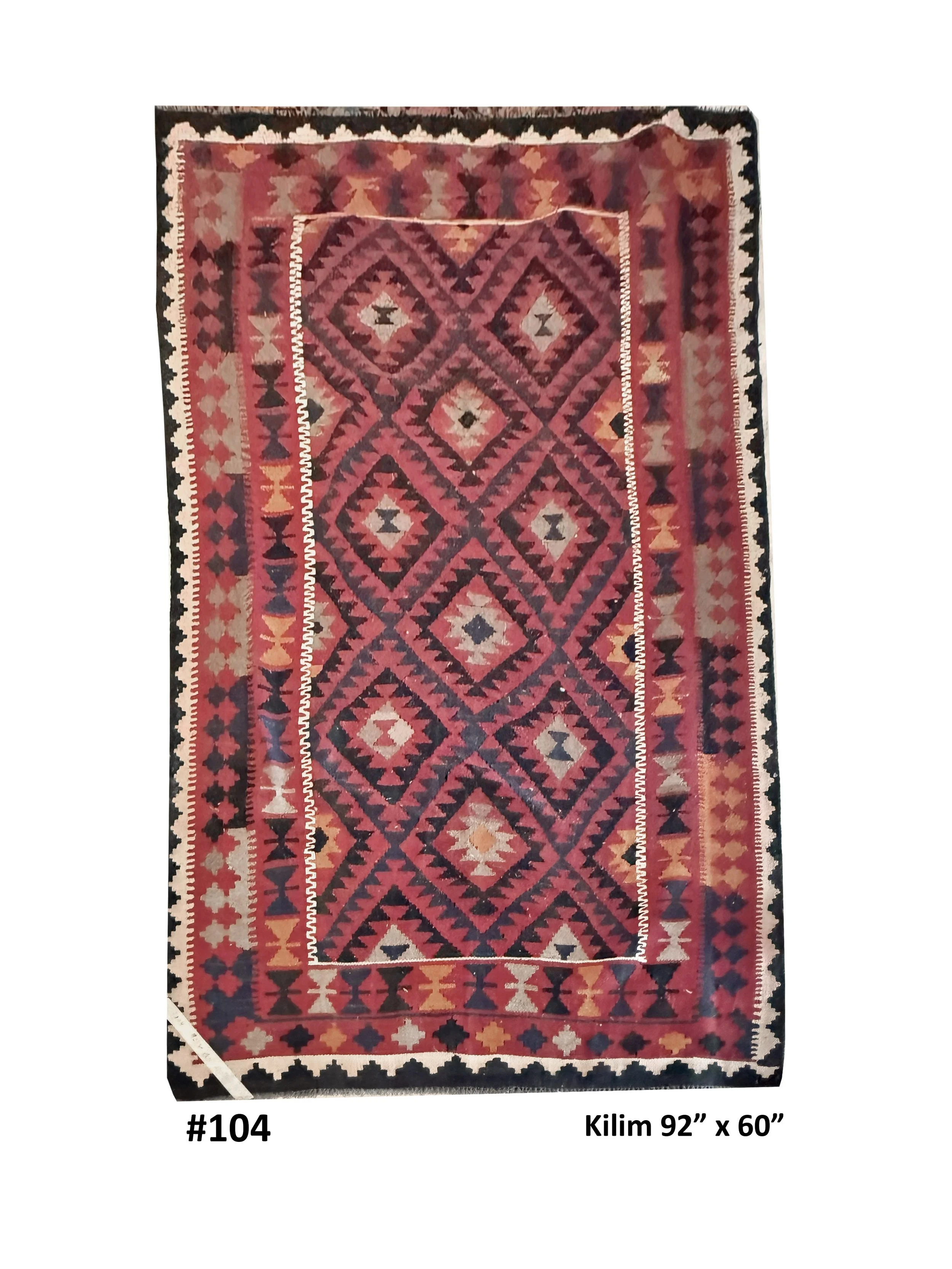 #104 Kilim - 92" x 60"