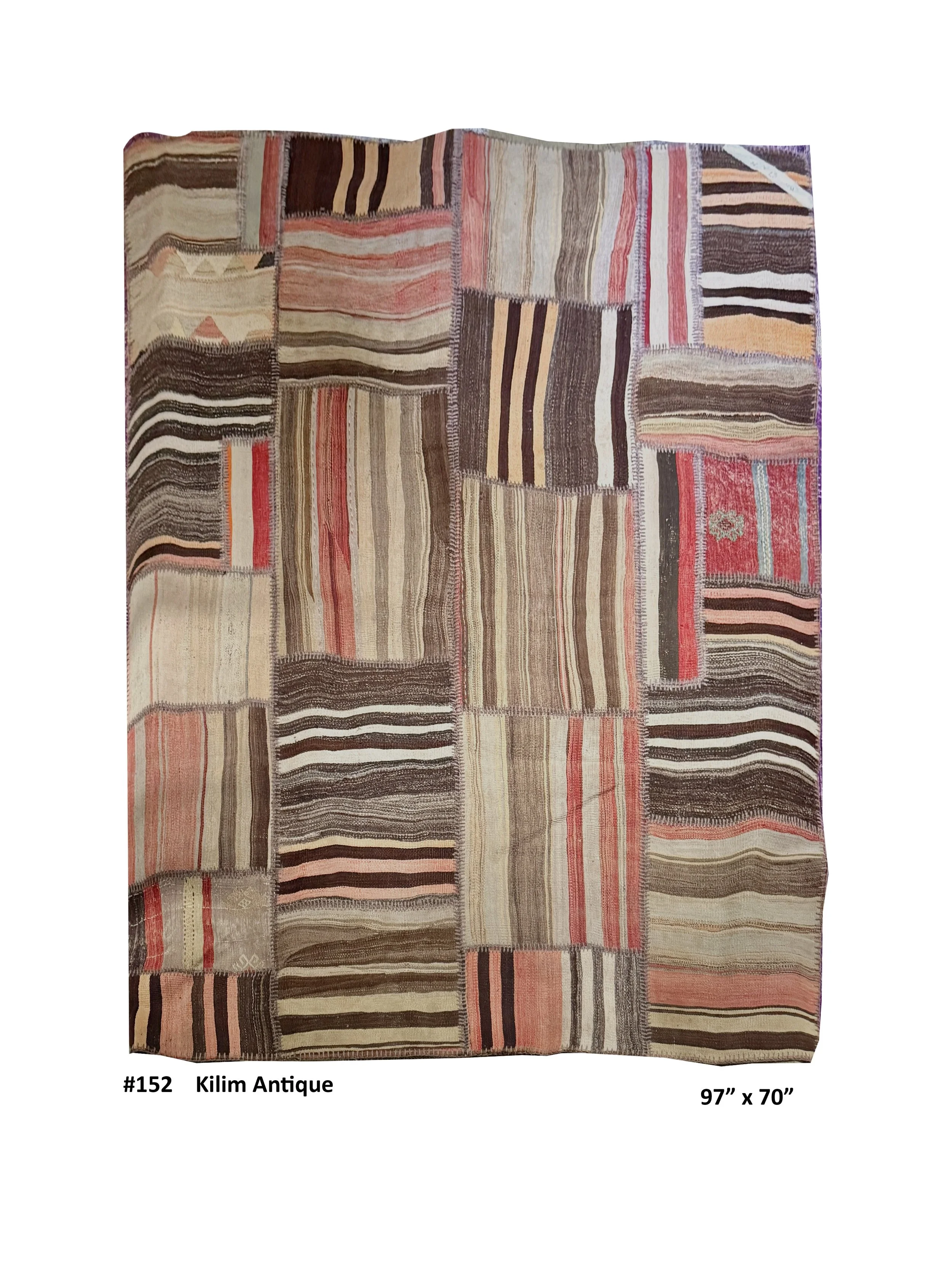 #152 Kilim Antique- 97" x 70"