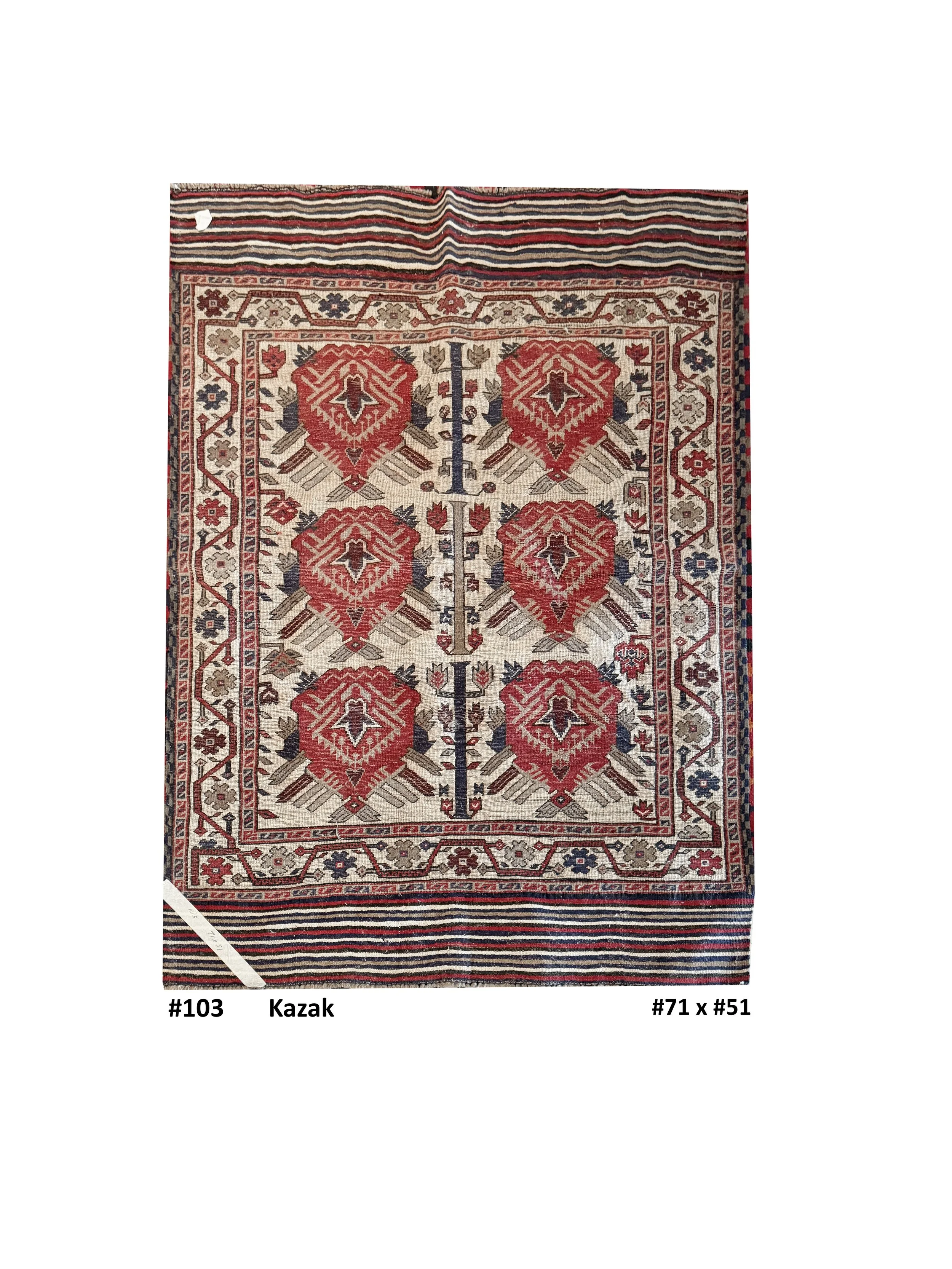 #103 - Kazak - 71" x 51"