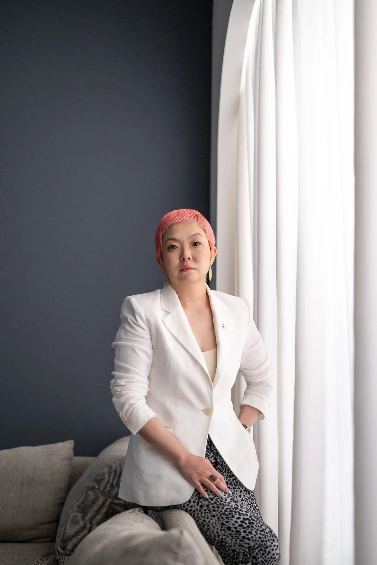 Cancer survivor portrait studio in Singapore