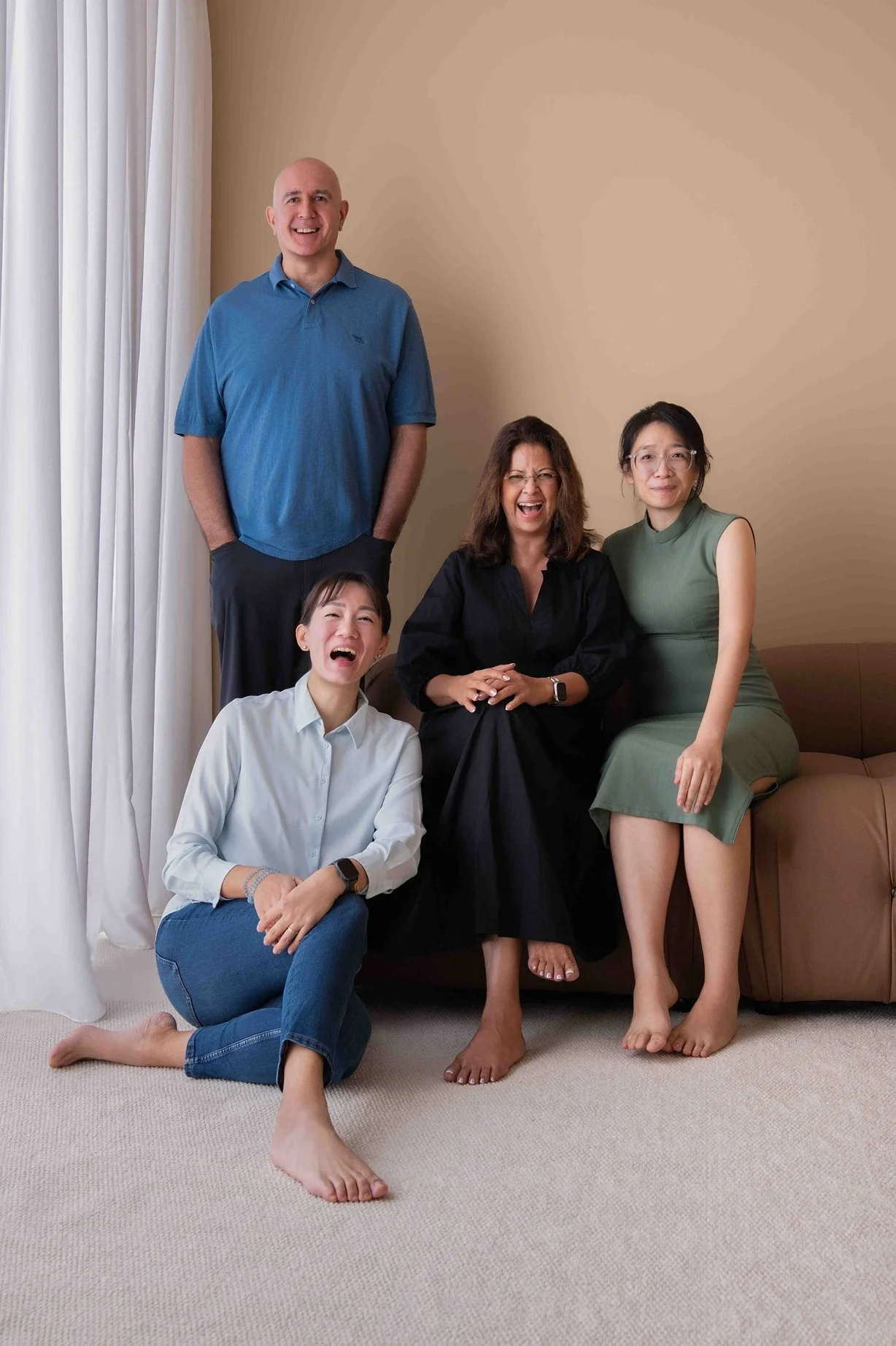 Psychologist Team Casual lifestyle portrait studio Singapore