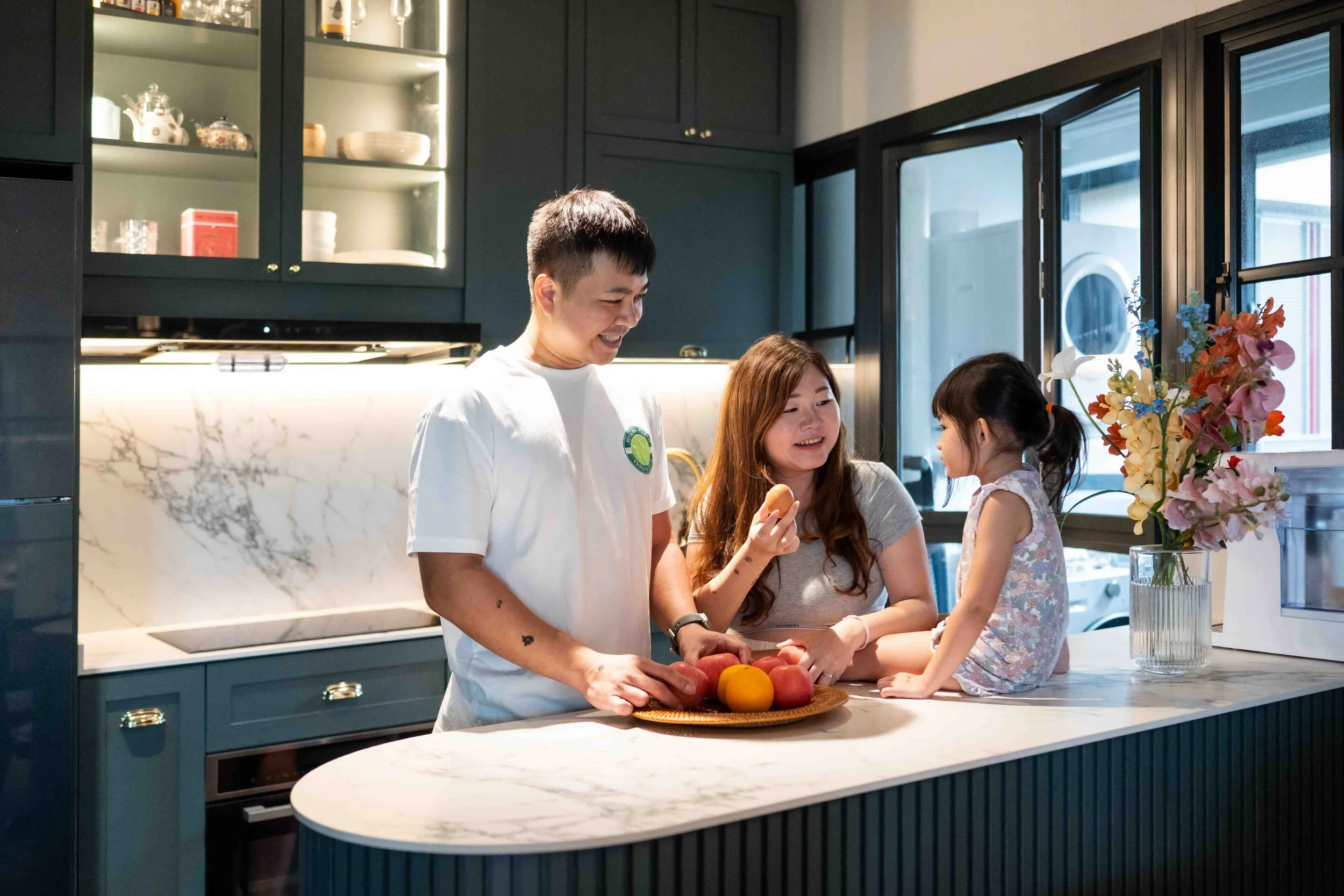 Home interior photoshoot family Singapore