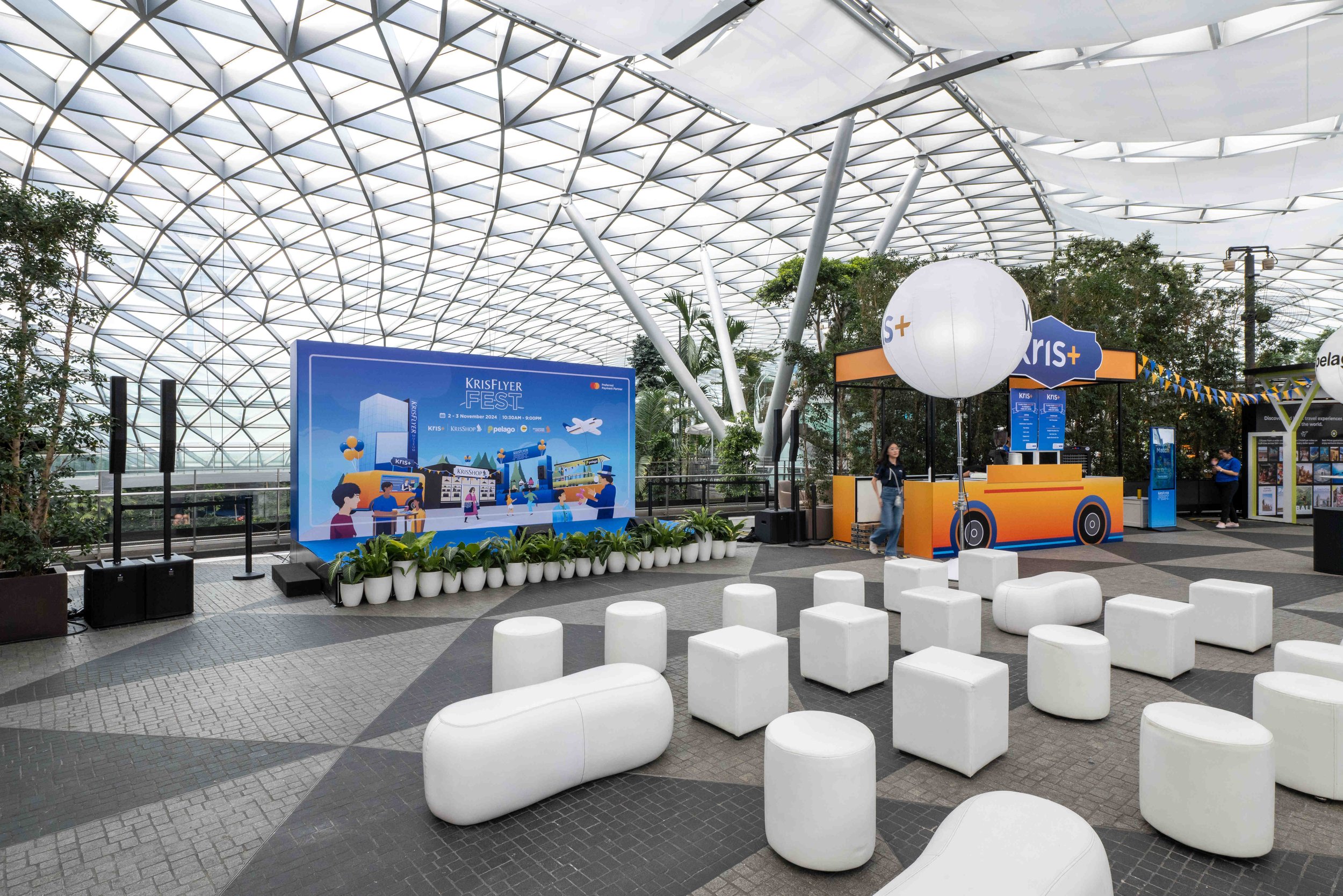 Event display Jewel Singapore